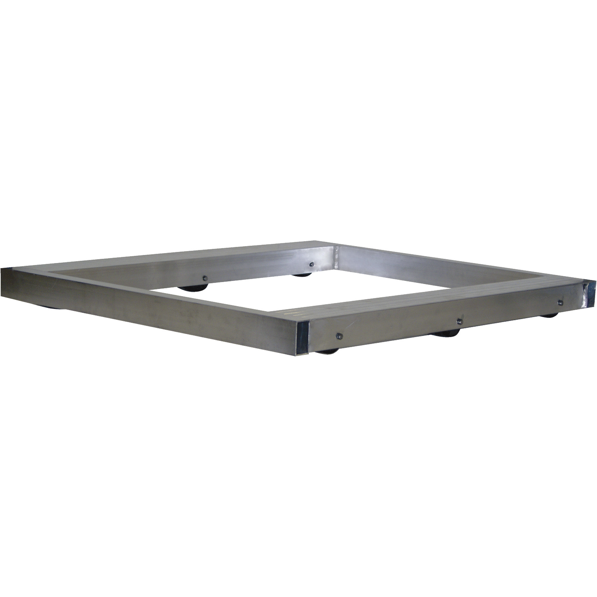 Vestil Aluminum Pallet Dolly - 4,000-Lb. Capacity, 36in. x 48in., 3.5in. Rollers, Model# DOL-3648-6T
