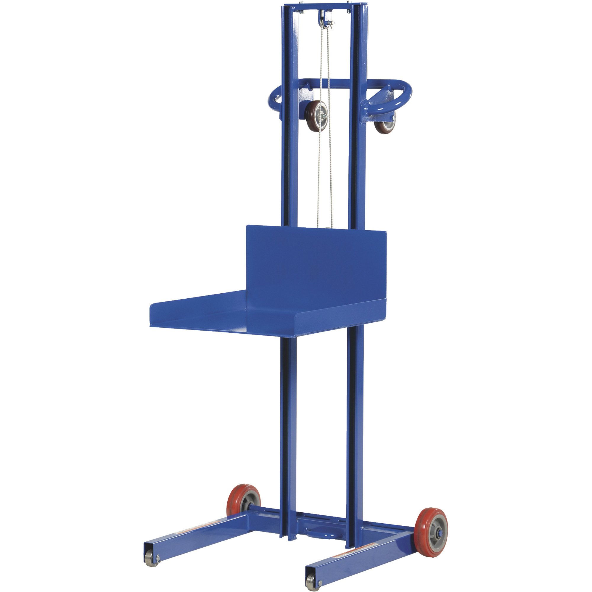 Vestil Low-Profile Lite Load Lift with Hand Winch Operation