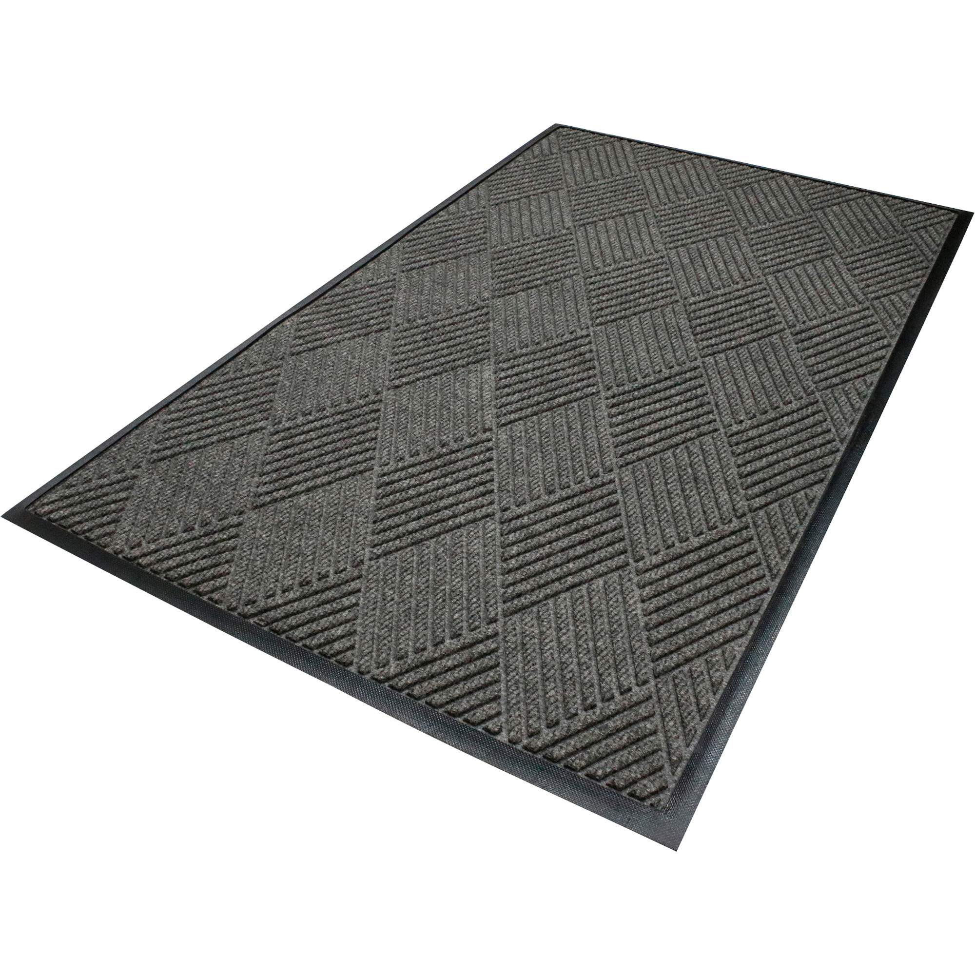 WaterHog, Max Diamond Fashion 6X8ft.4 Grey, Width 72 in, Length 100.8 in, Thickness 3/8 in, Model# 22977368070