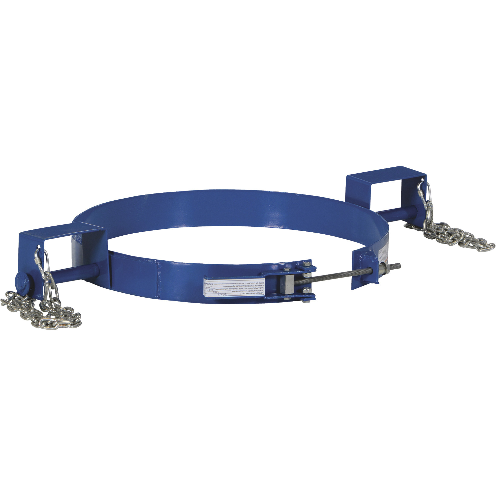 Vestil Tilting Drum Ring - 55-Gallon, 1200-Lb. Capacity, Powder-Coat Finish, Model# TDR-55