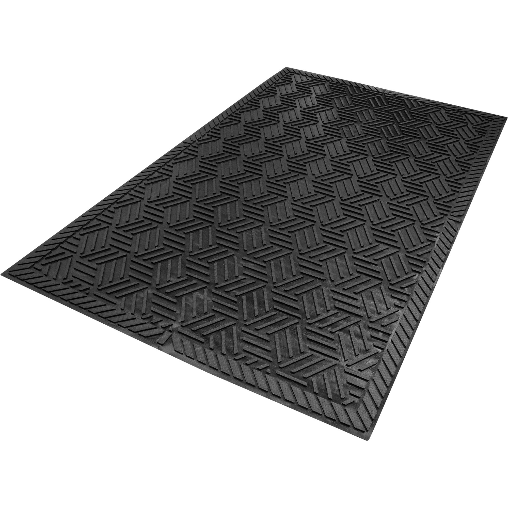 SuperScrape Plus Nitrile Rubber Mat — Black, 3ft. x 10ft., Model 55580310100 Northern Tool