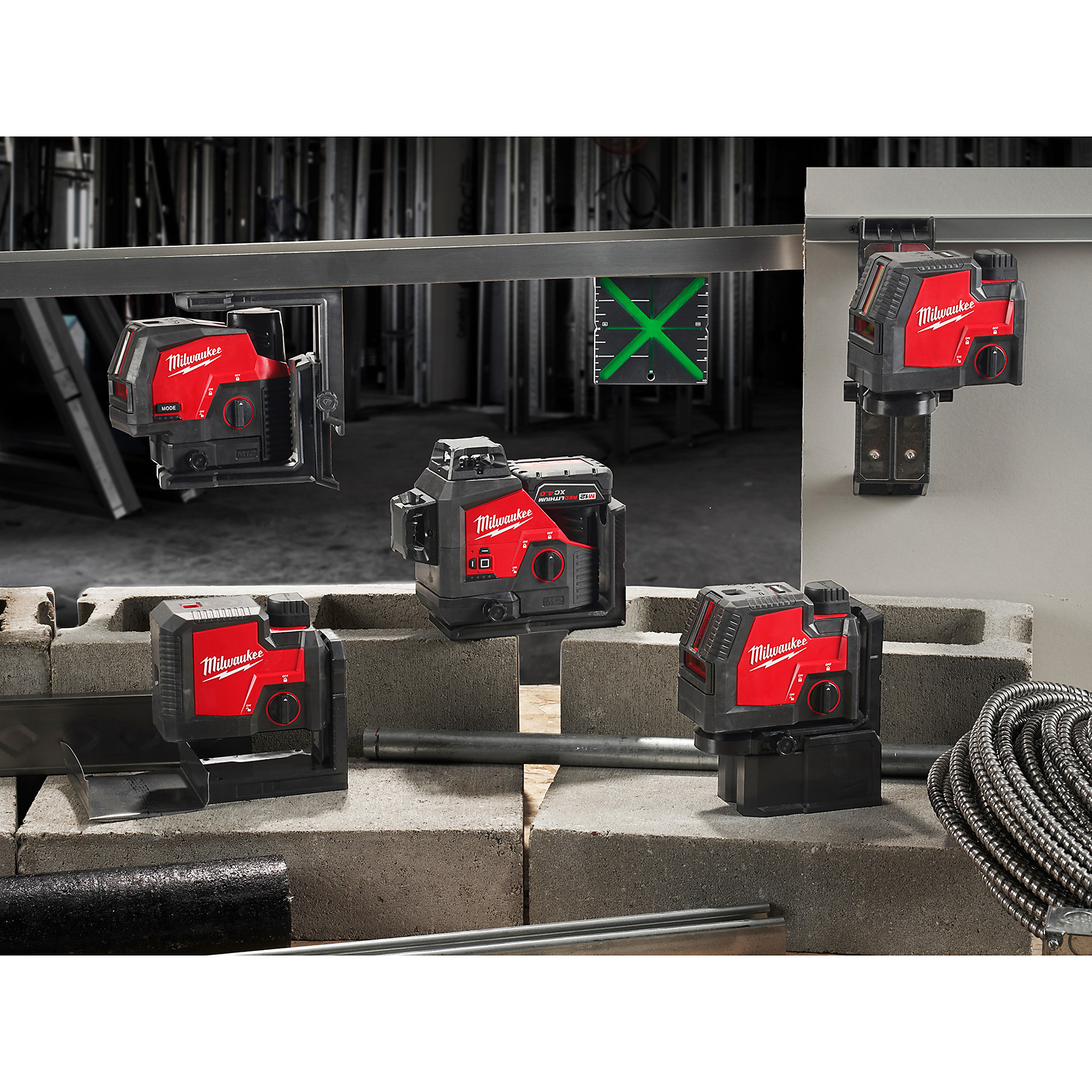 Milwaukee Responsive Laser Alignment Target, Model 48351111