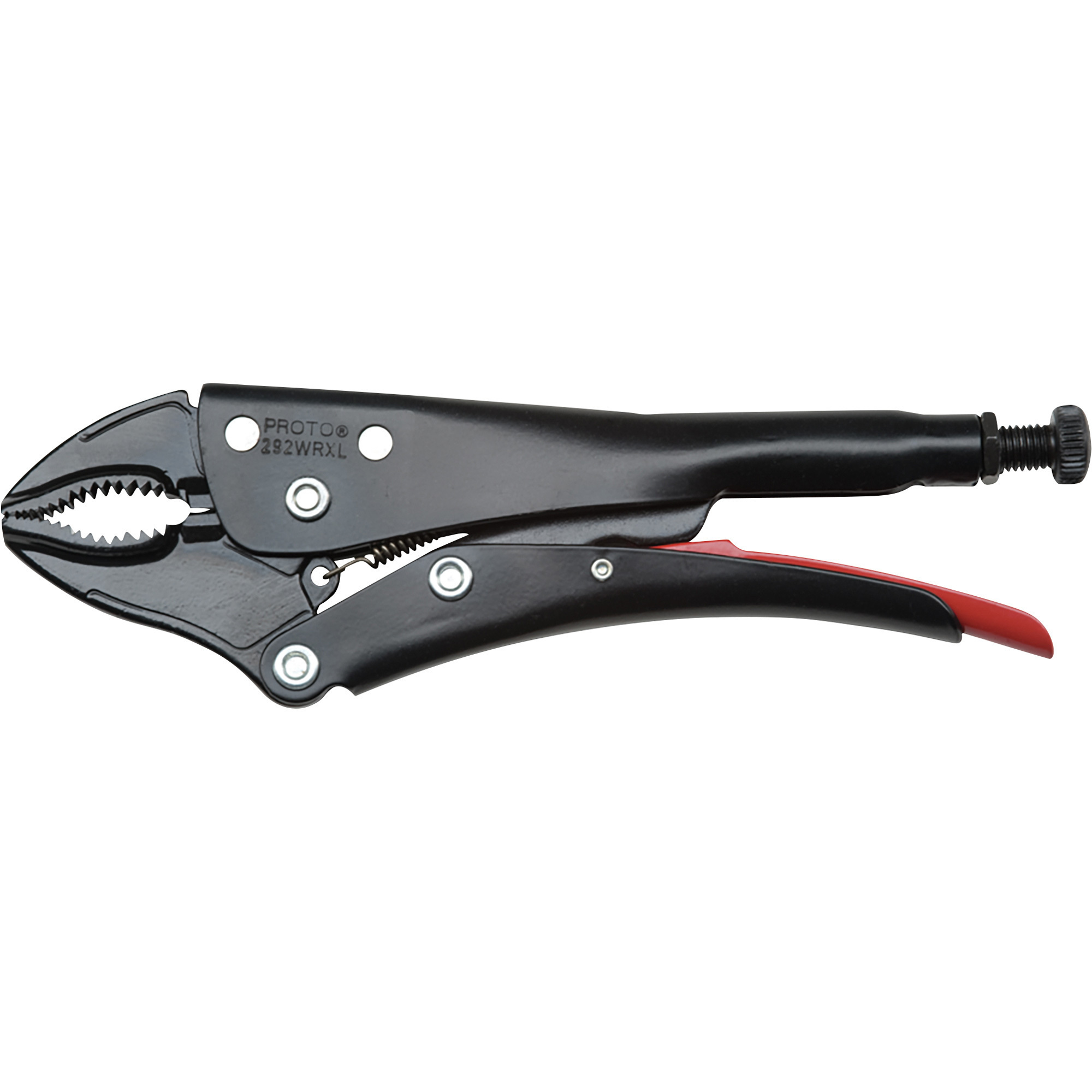 Proto Locking Curved Jaw Pliers with Cutter, 5 1/2in., Model# J293WRXL