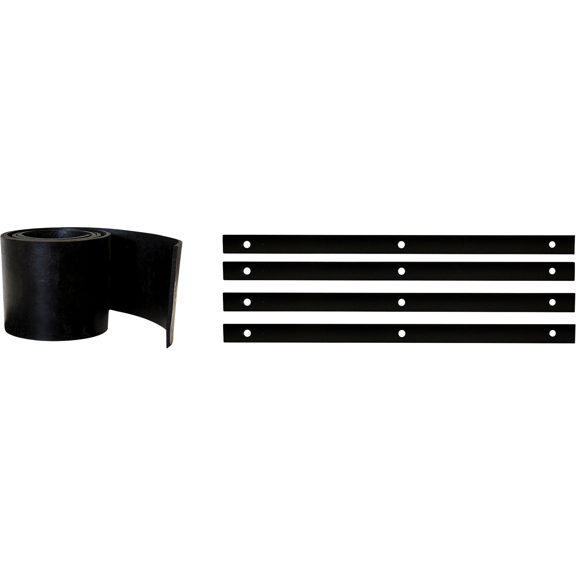 Buyers Products, SAM Rubber Snow Deflector, Pieces (qty.) 4 Length 120 in, Model# 1309015