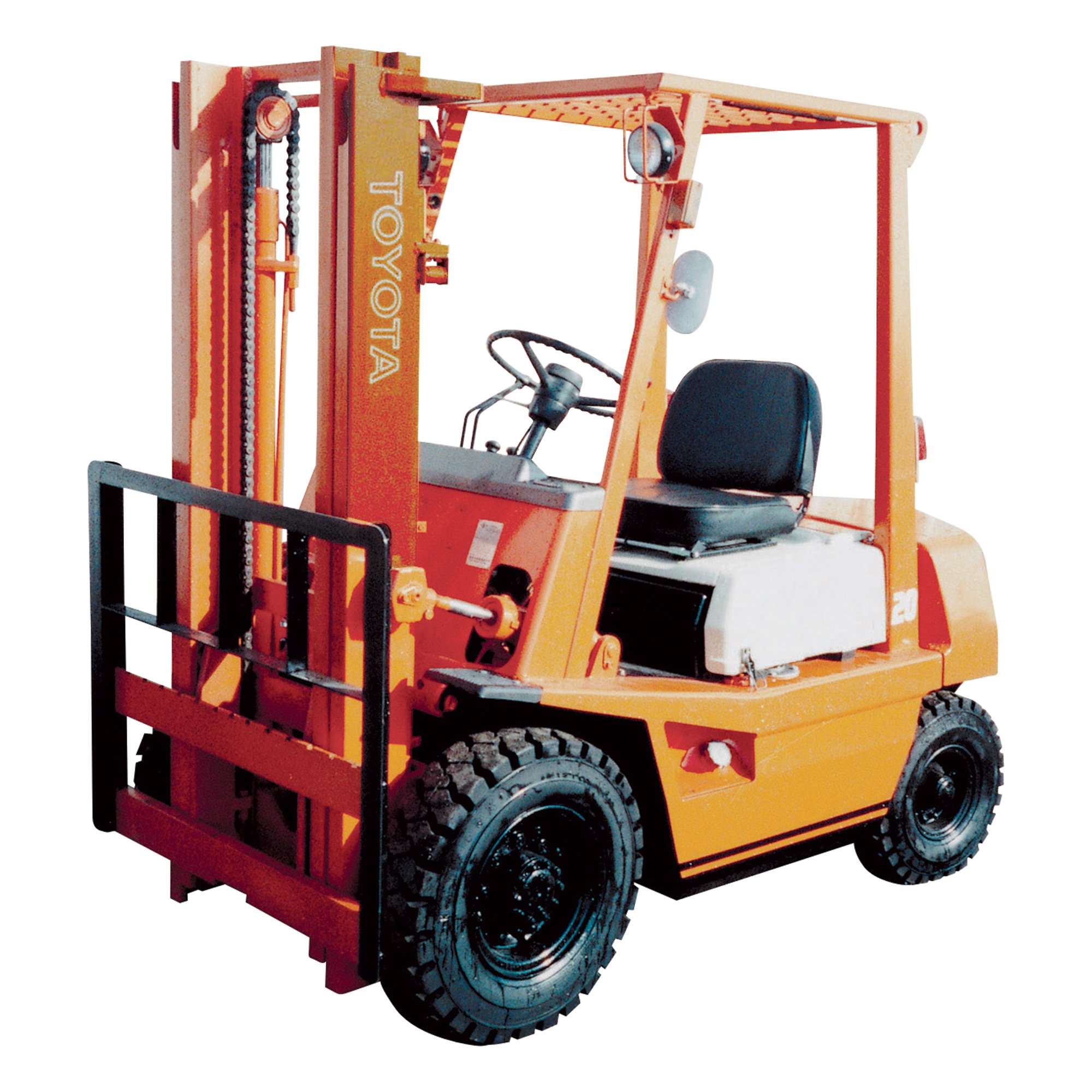 TOYOTA Reconditioned Forklift — 3 Stage with Side Shift, 6,000-lb 