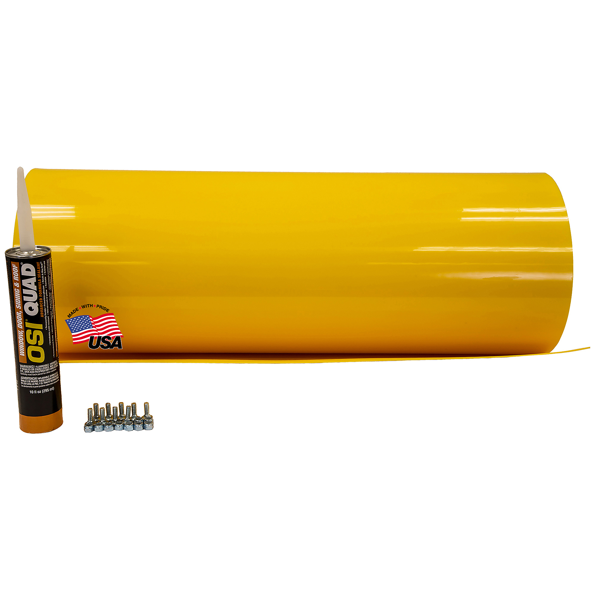 Buyers SAM, SAM 28 x 96in. Yellow Plow Shield, Length 96 in, Height 28 in, Material Polymer, Model# 1310020