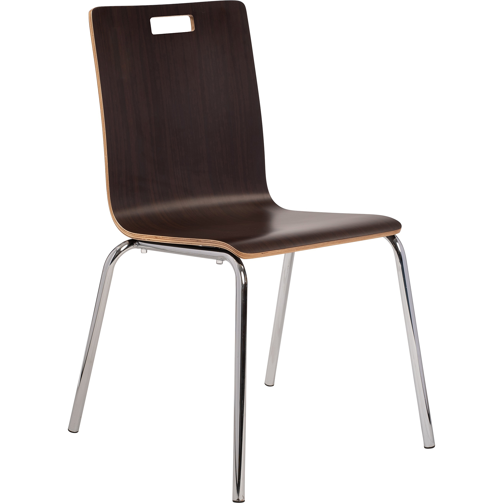 National Public Seating Bushwick Cafe Chair, Espresso Finish, Model# BCC21