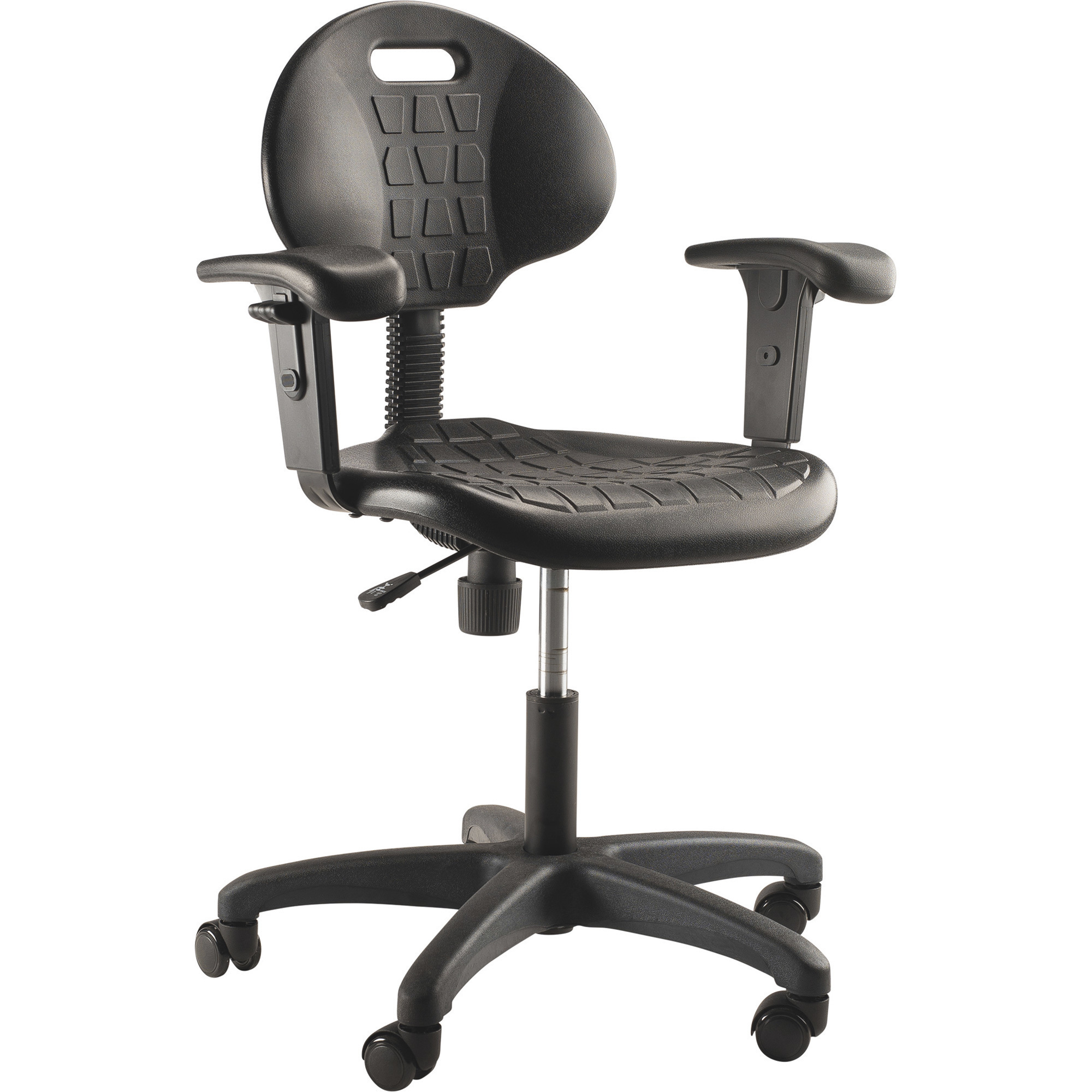 National Public Seating 6700 Series Task Chair, Adjustable Arms, Model# 6716HB-A