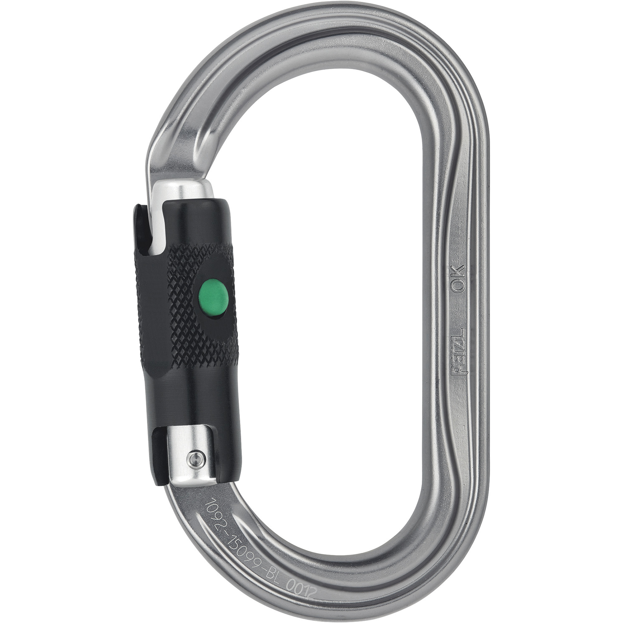 Petzl OK Caribiner with Ball Lock, 22mm Gate Opener, Model# M33A BL
