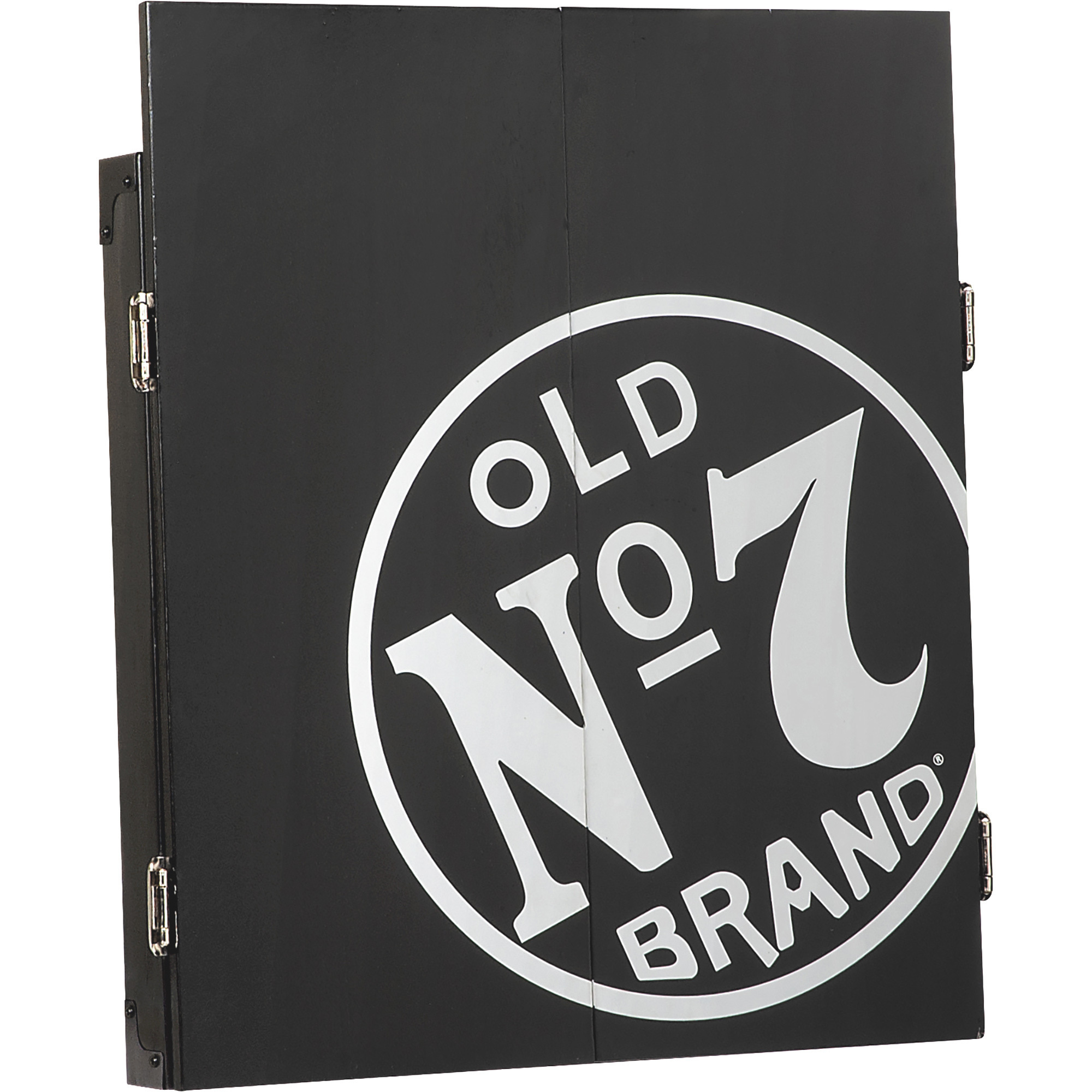 Jack Daniel's Old No. 7 Dartboard Cabinet Set, 21.5in.W x 25.5in.H