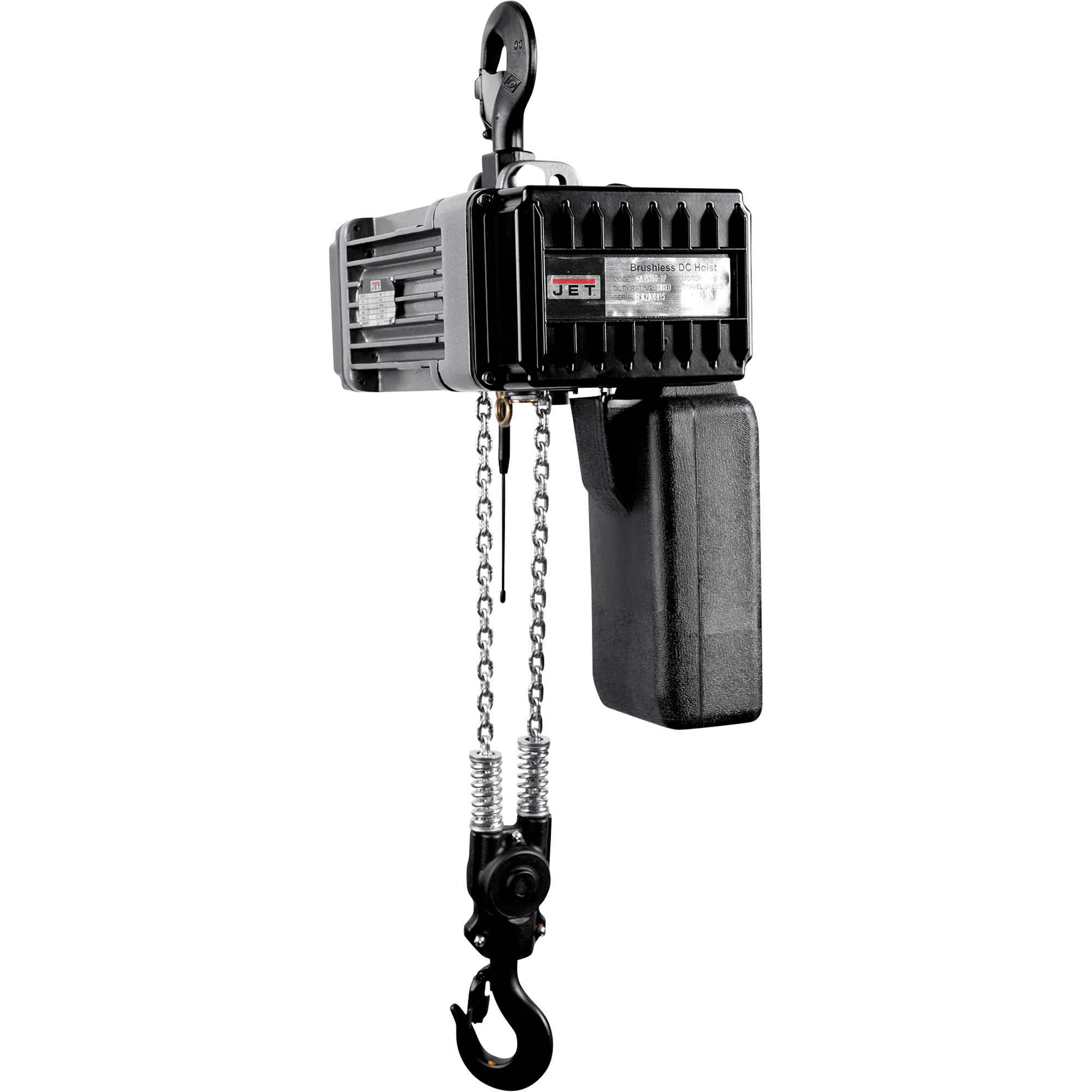JET Trademaster Series Electric Hoist, 1/2-Ton Capacity, 20ft. Lift, Model# BLVS050-020