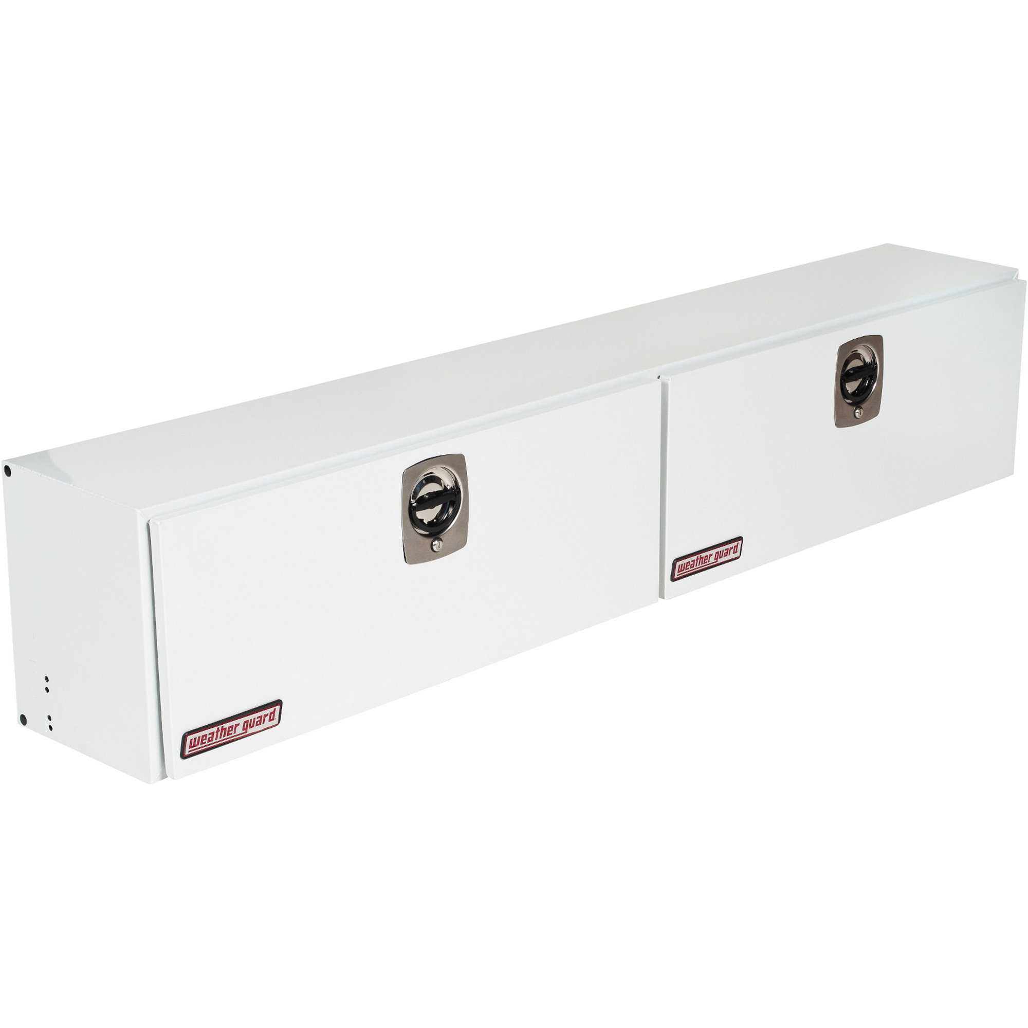 Weather Guard Super-Side Side-Mount Truck Toolbox, Steel, Brite White, 90.25in. x 16.25in. x 18in., Model# 291-3-02