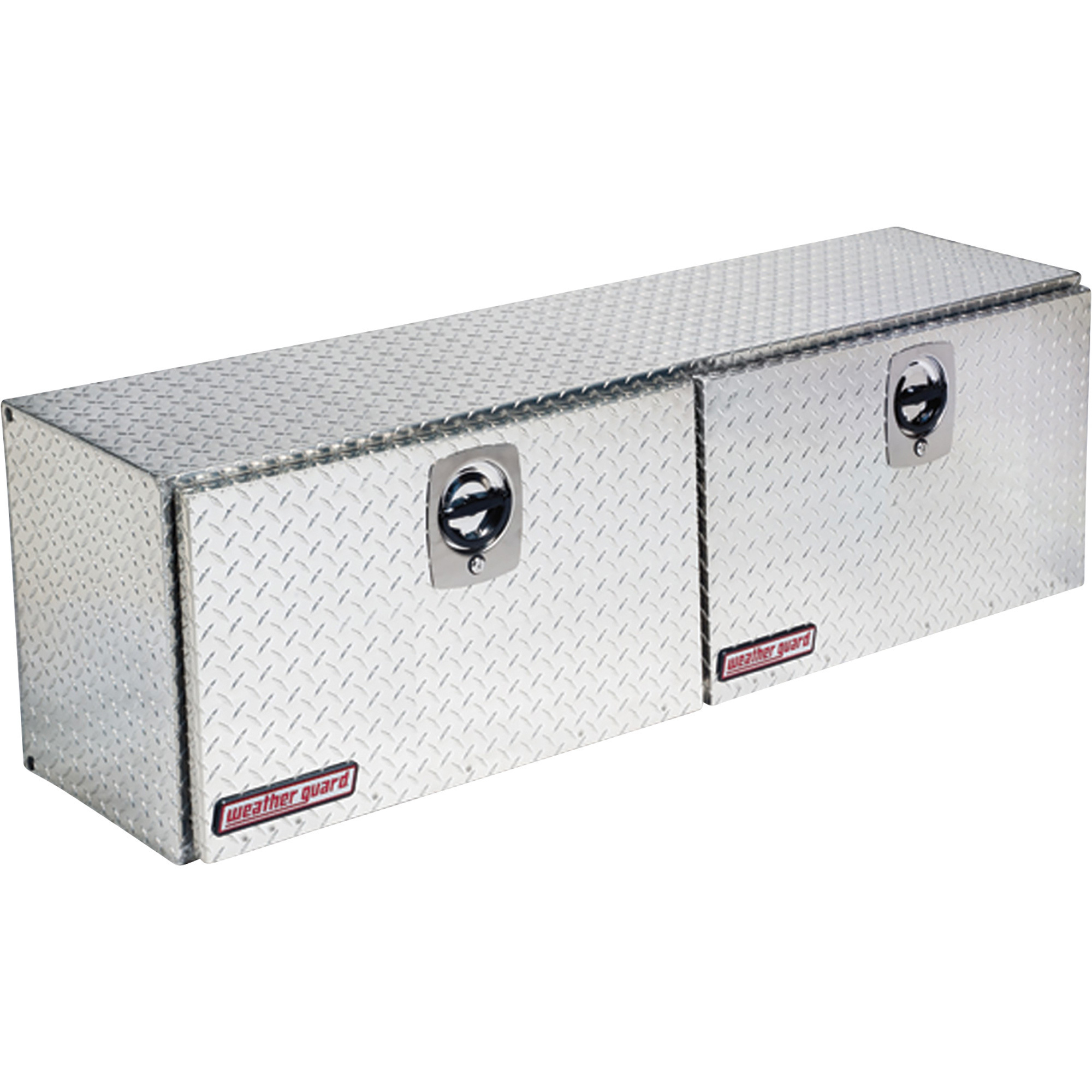 Weather Guard Super-Side Side-Mount Truck Tool Box, Aluminum, Black Powder-Coat, 64.25in. x 16.25in. x 18in., Model# 365-0-02