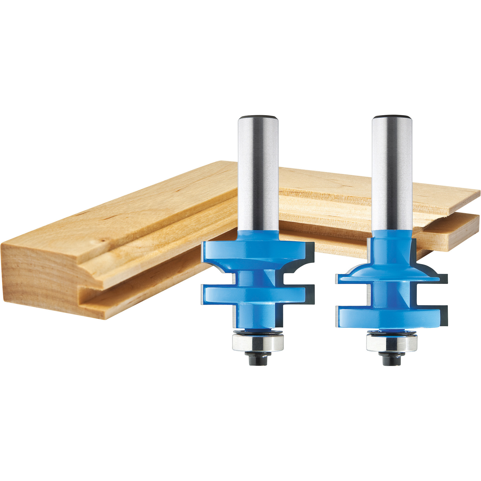Rockler Bead Stile and Rail Router Bit Set, 1 3/8in. Dia. x 1in. H x 1 ...
