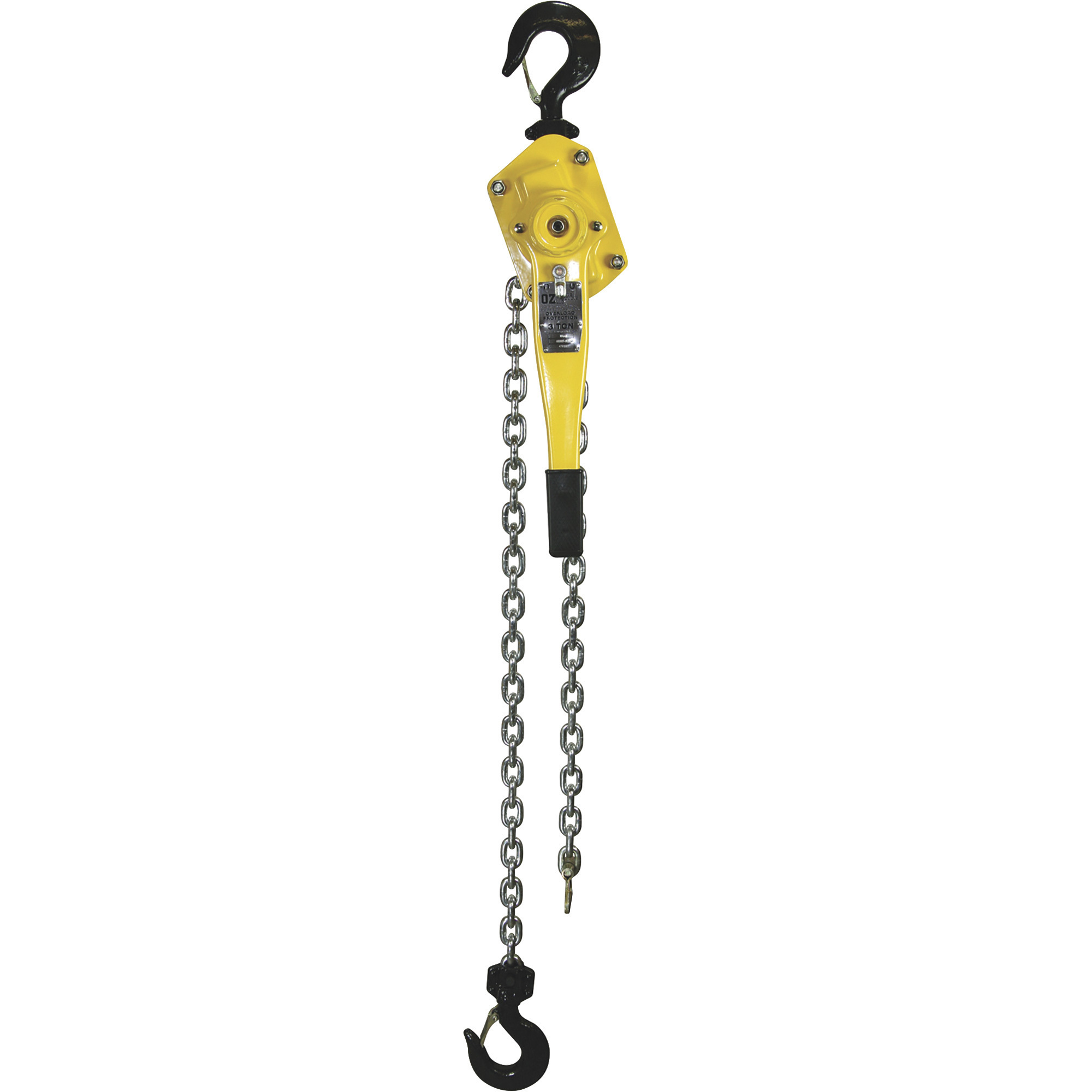 OZ Lifting Products Premium Lever Hoist, 3-Ton Capacity, 20ft. Lift, Model# OZ300-20LHOP