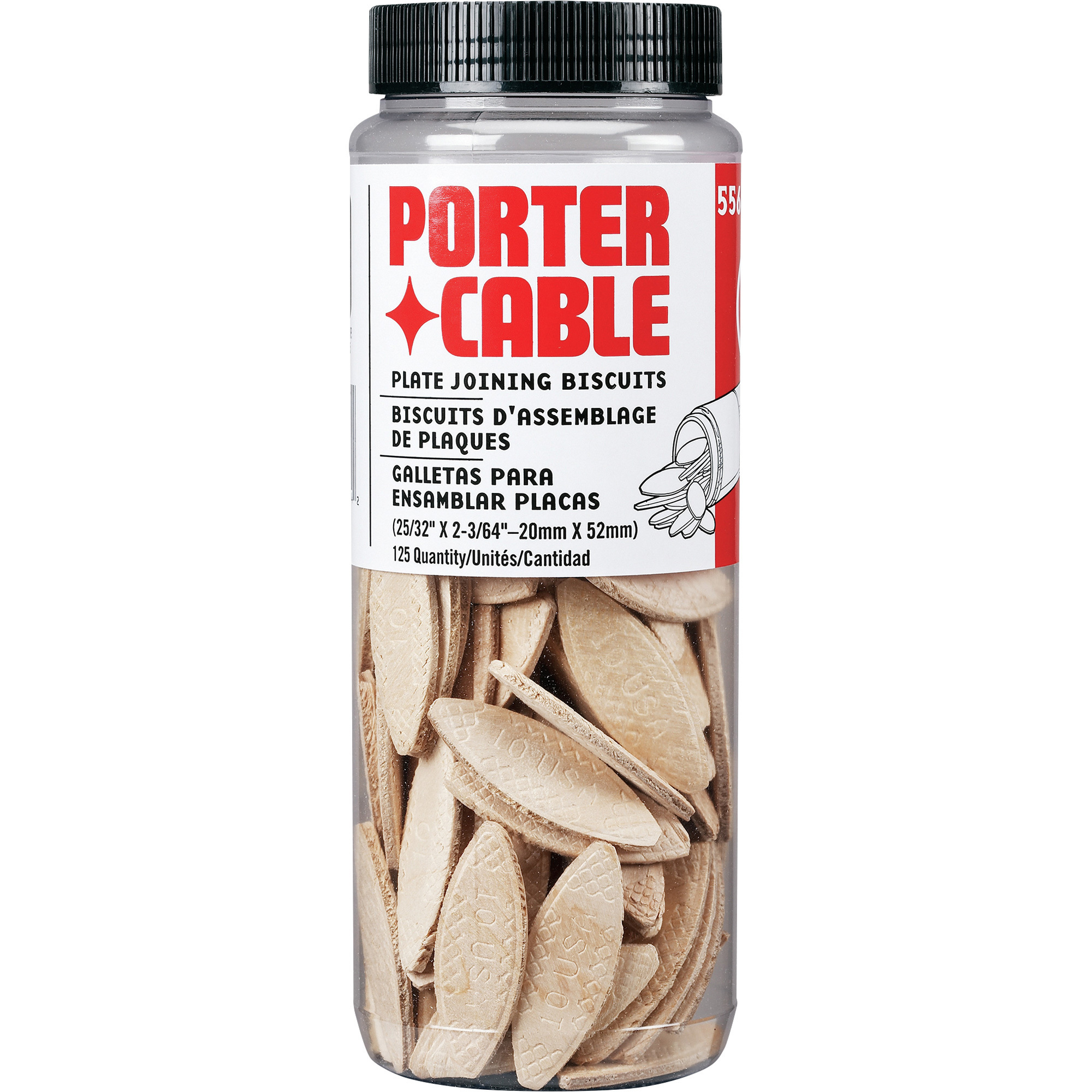 PORTER-CABLE Tube of Plate Joining Biscuits PORTER-CABLE Tube of Plate Joining Biscuits