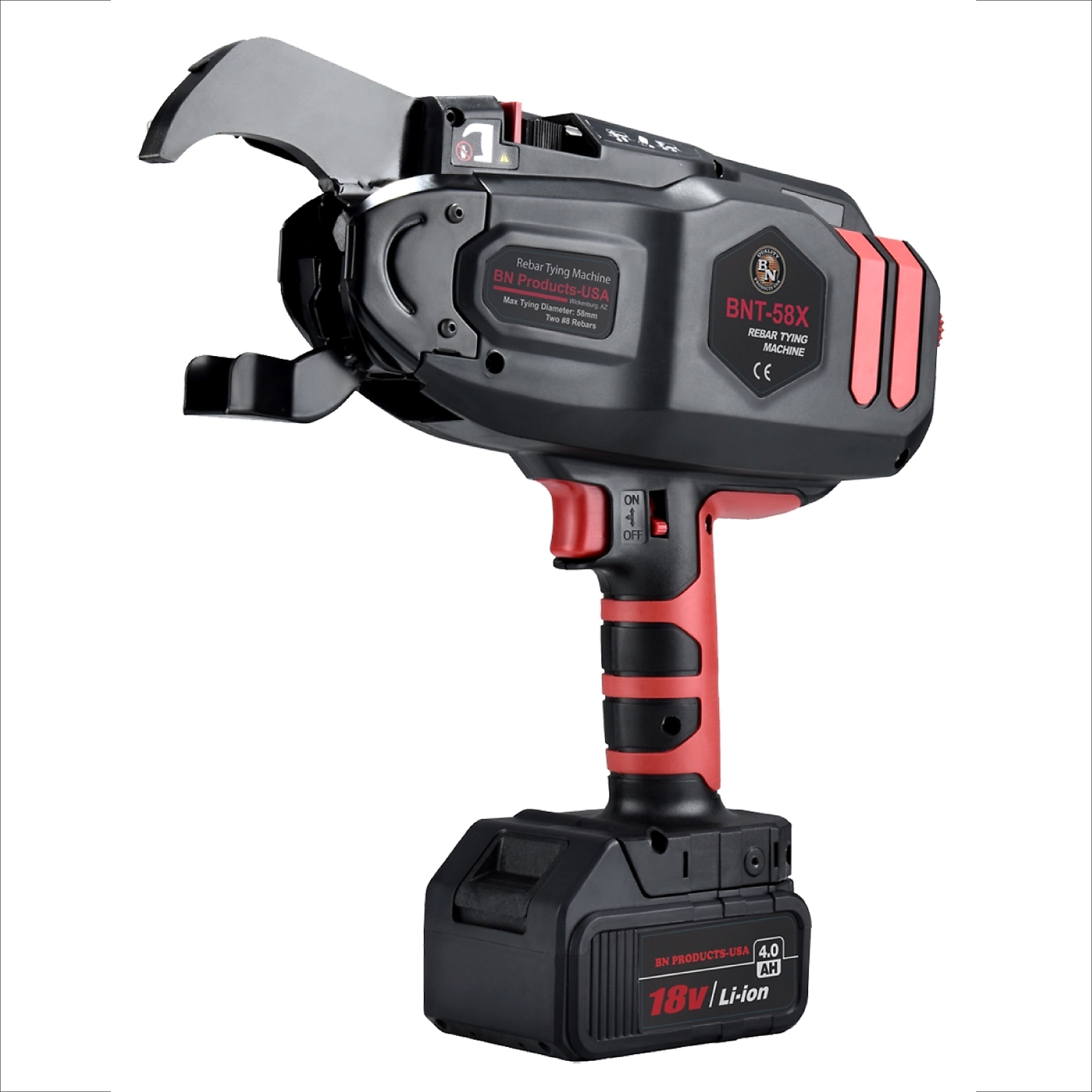 BN Products 18 Volt Automatic Rebar Tying Tool, 1in. Capacity, Model# BNT-58X