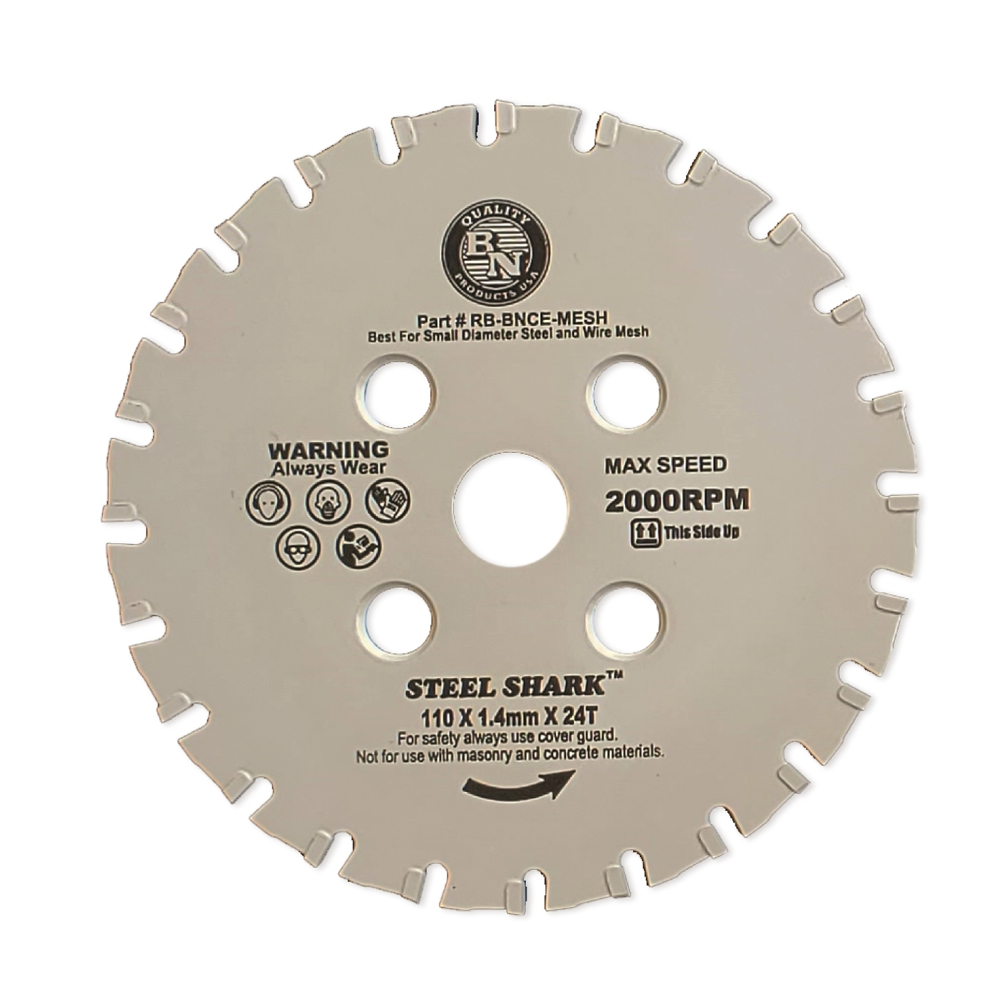 BN Products Wire Mesh Blade, 4.5in., Model# RB-BNCE-MESH