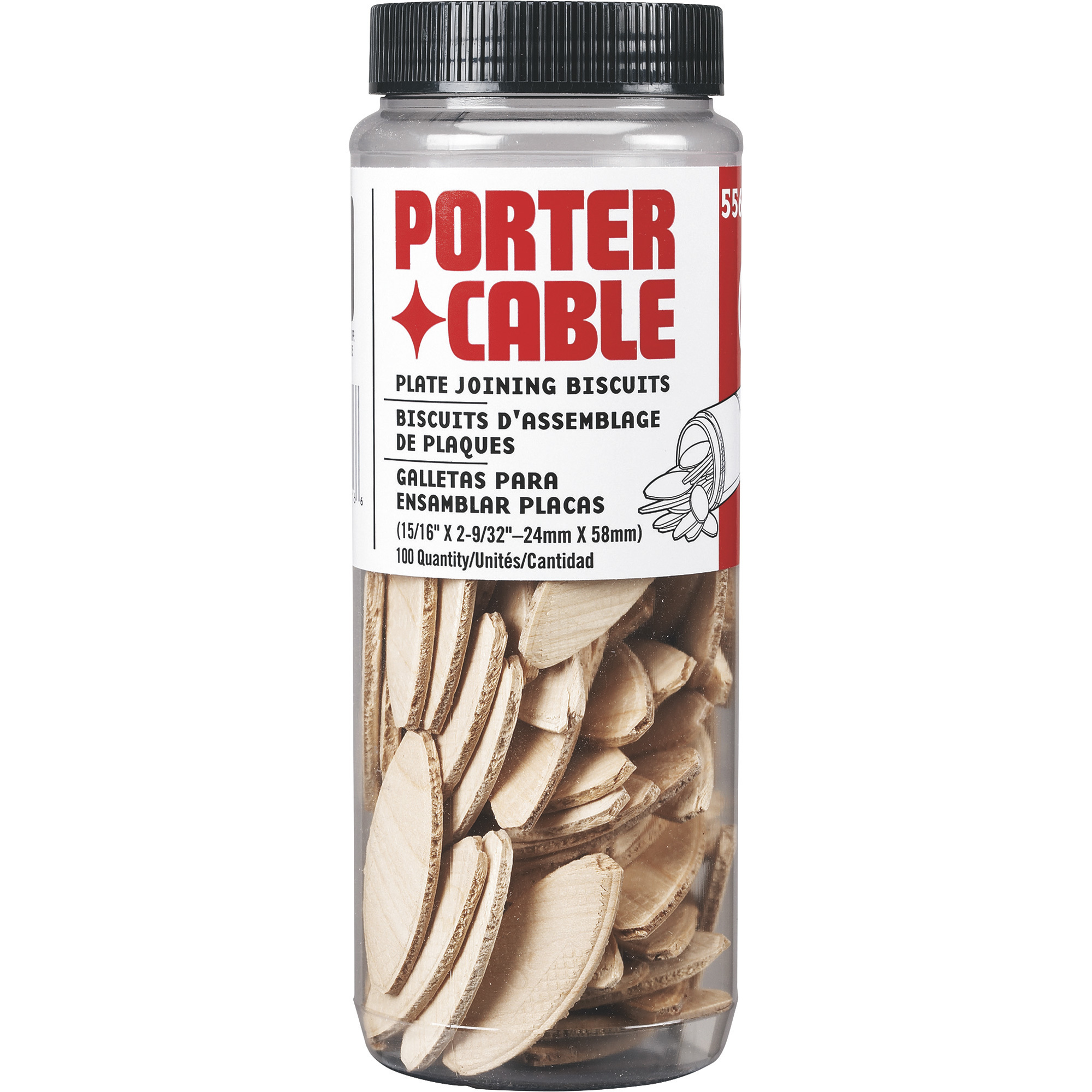 PORTER-CABLE Tube of Plate Joining Biscuits PORTER-CABLE Tube of Plate Joining Biscuits