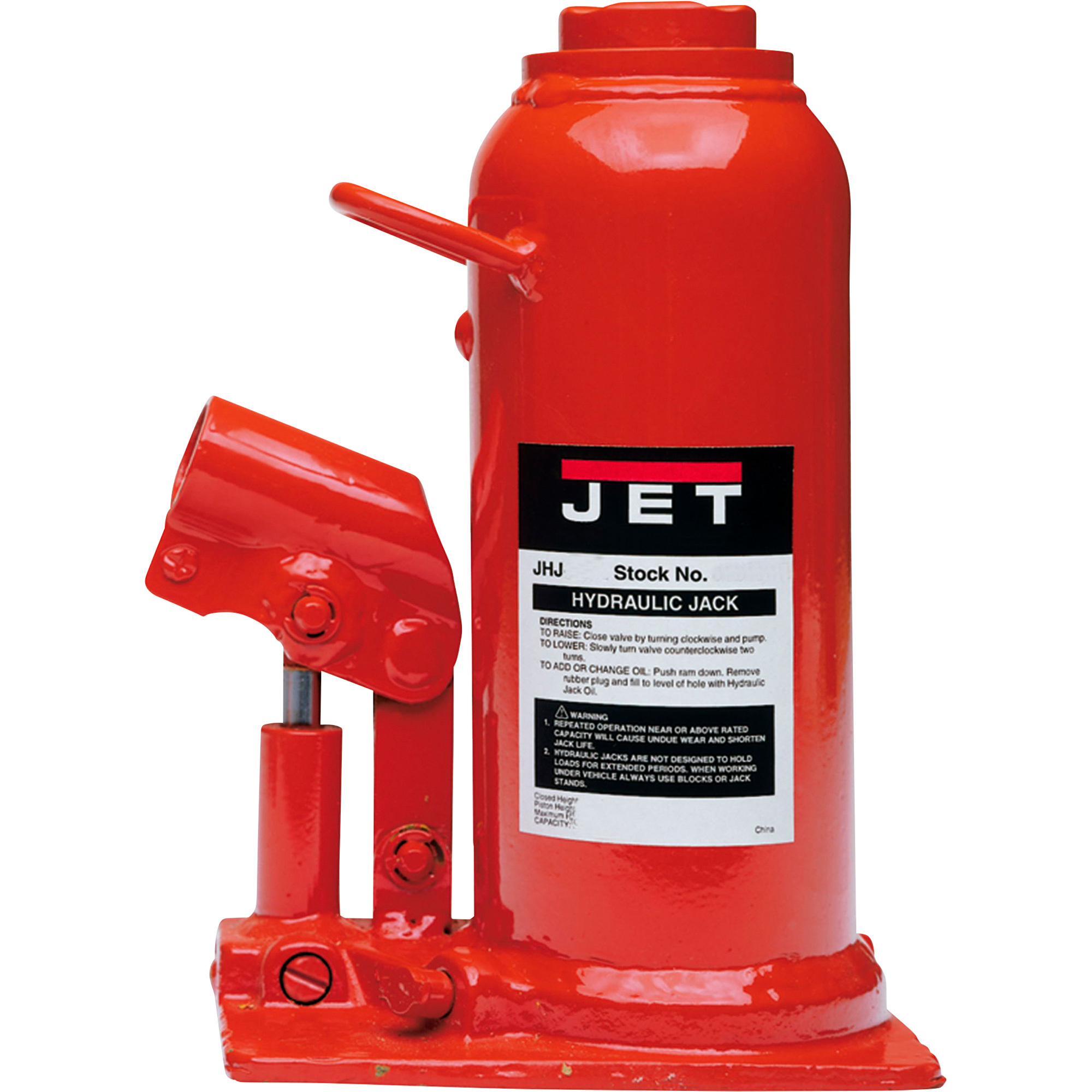 JET 2-Ton Hydraulic Bottle Jack, Model# JHJ-2