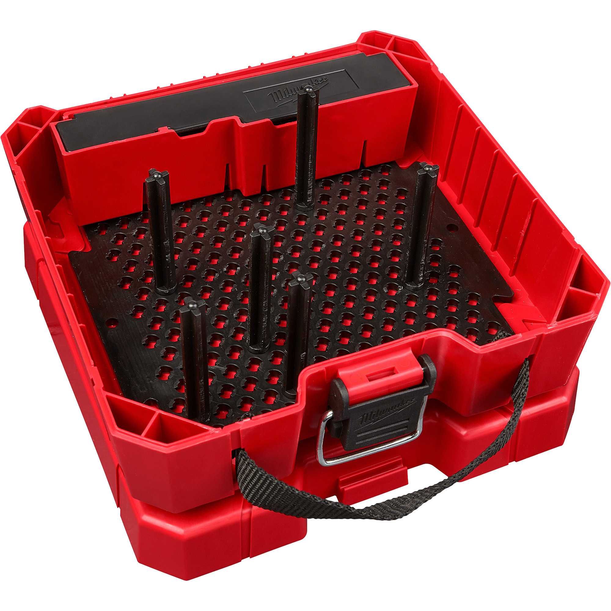 Milwaukee Large Hole Saw Case, 9.1in.L x 3.7in. x 9.1in.H, Model 49561007 Northern Tool