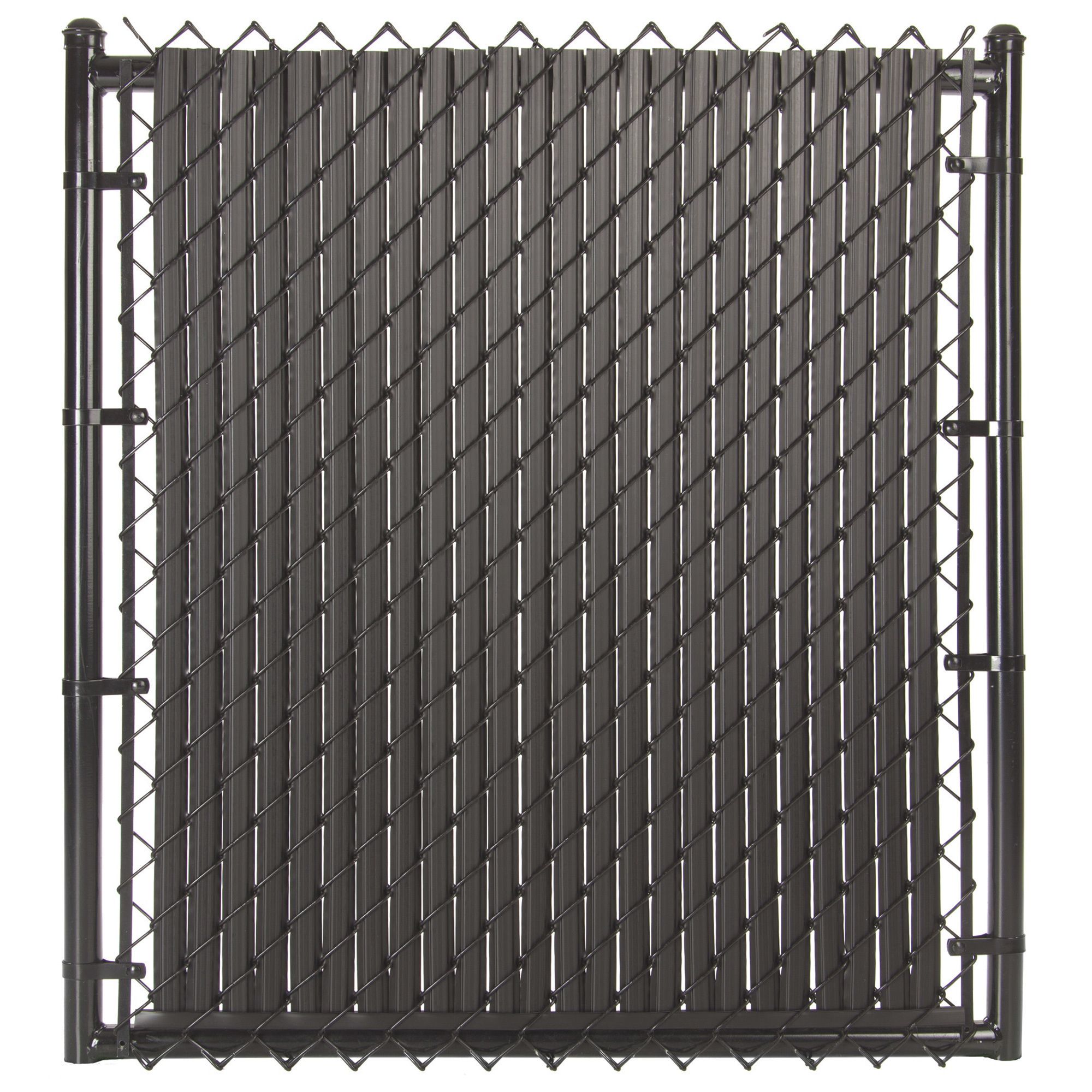 SoliTube Slats Chain Link Fence Privacy Slats, Black, 82 Slats, Model#  SS5BL | Northern Tool