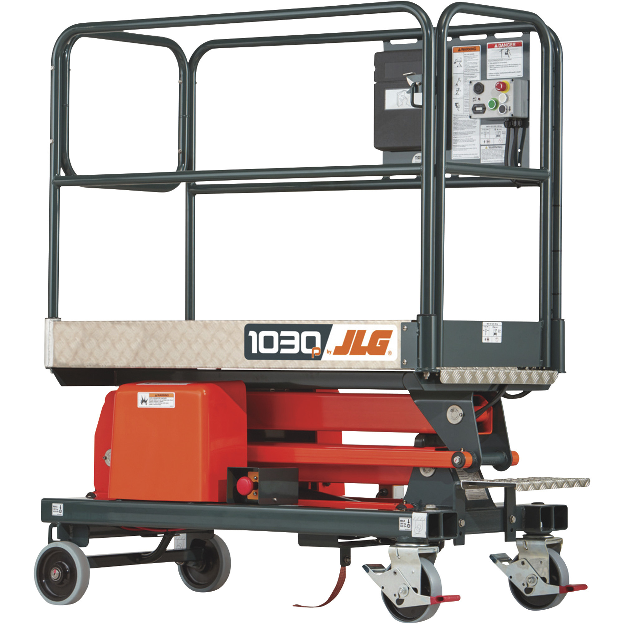 JLG 10ft. Push Around Personnel Lift — 550Lb. Capacity, Model 1030P
