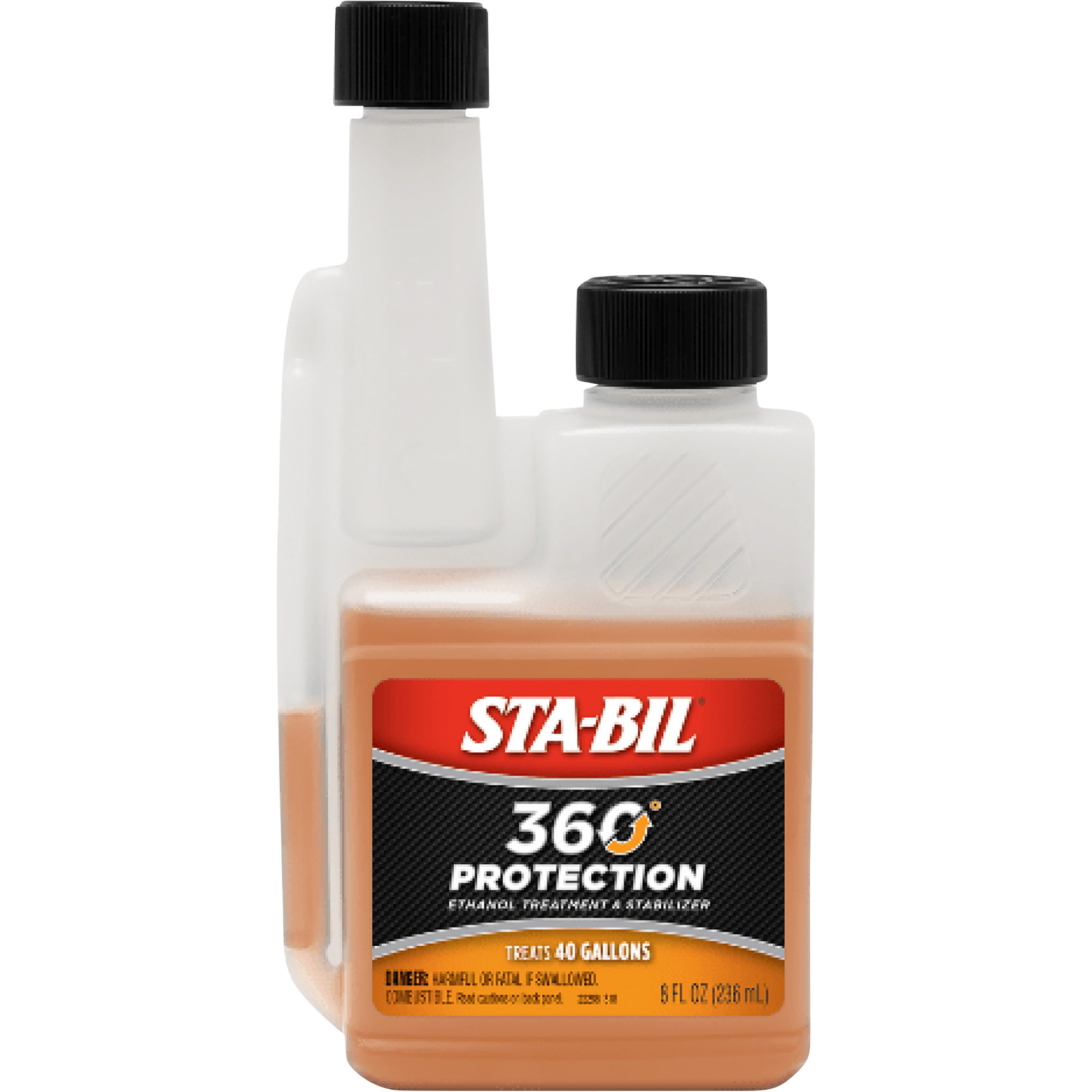 Sta-Bil Ethanol Treatment Stabilizer, 360° Protection, 8 Oz., Model# STAB22288