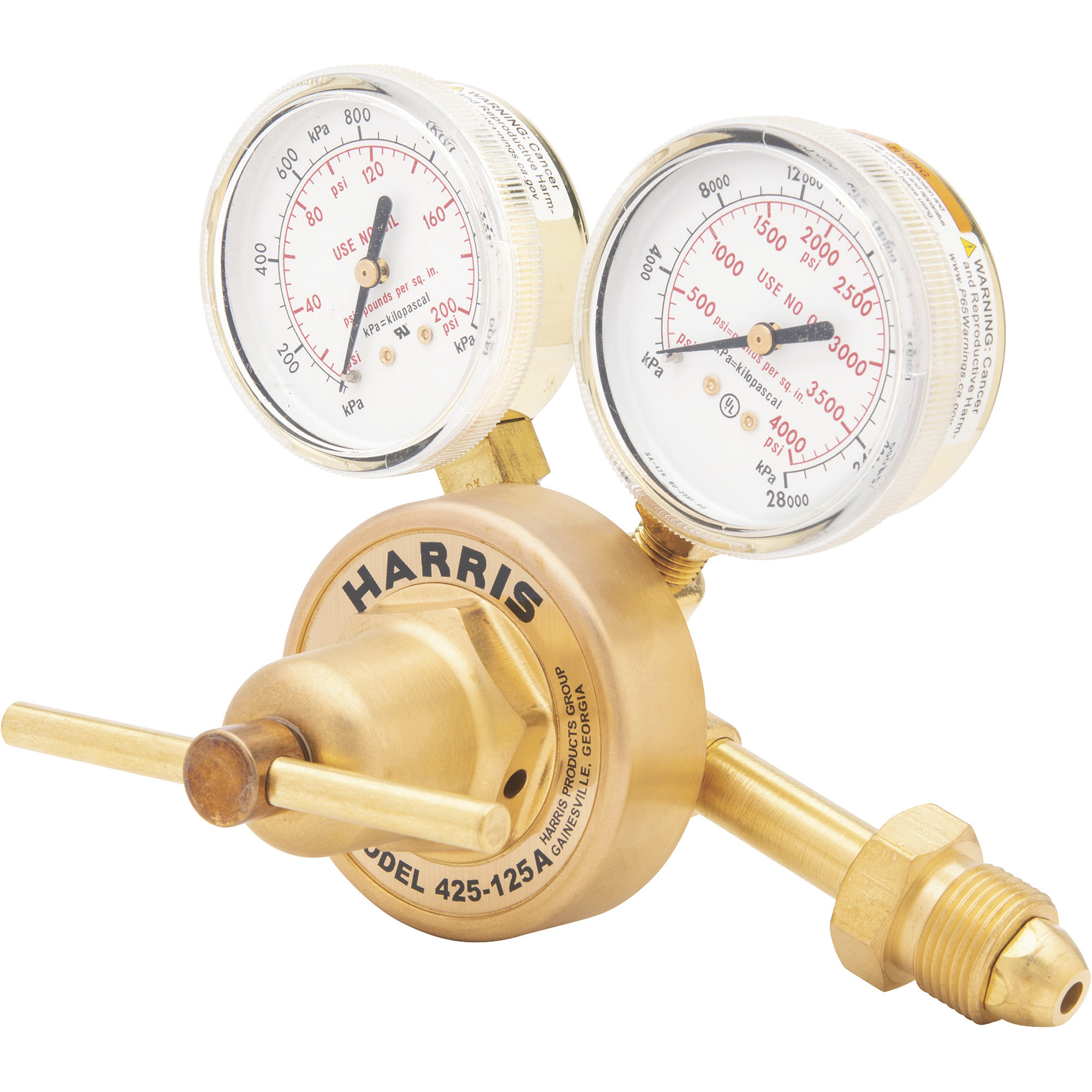 Harris Premium SingleStage Industrial Regulator — Argon, Helium