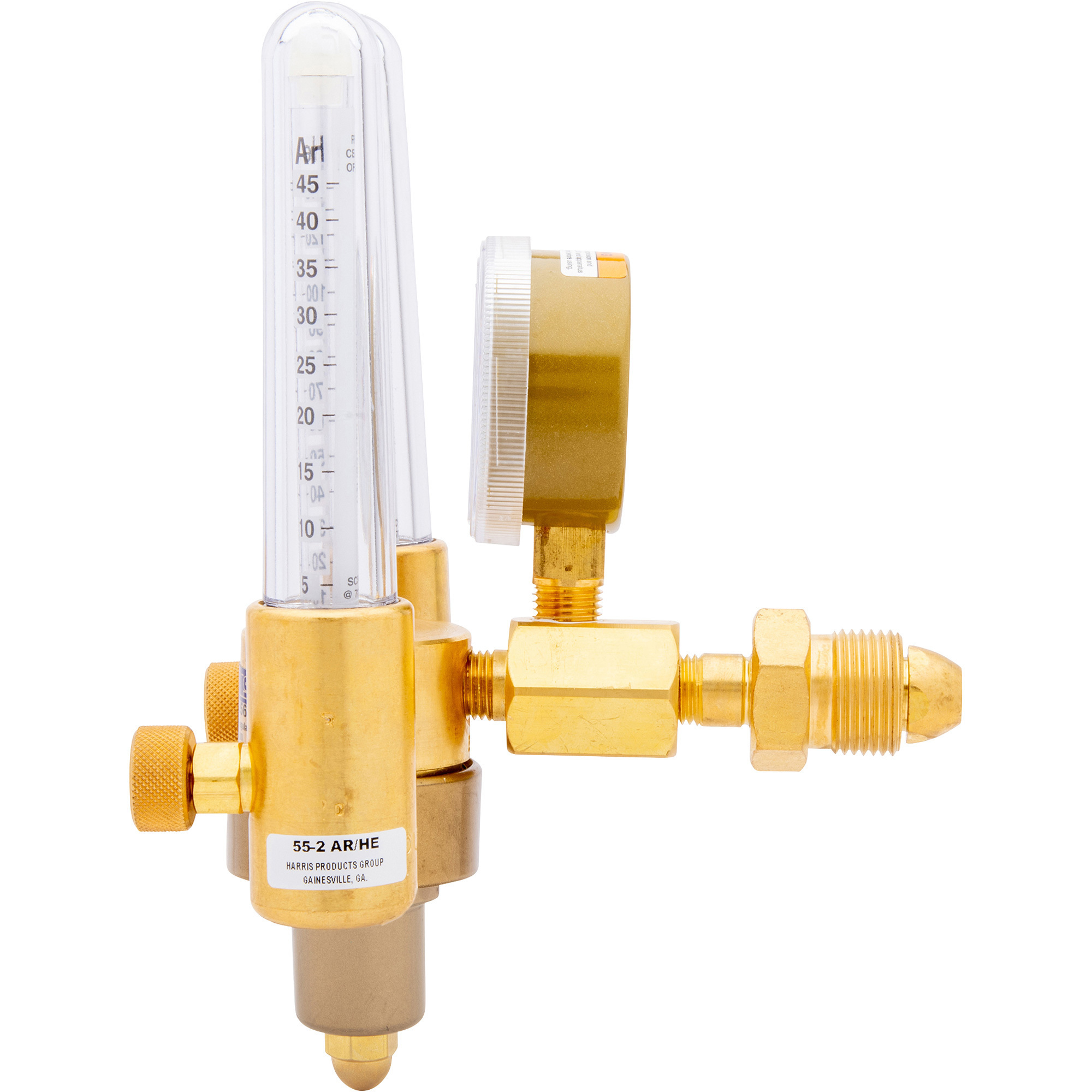 Harris 356 Series Dual Flowmeter/Regulator, Argon 040 SCFH, Helium 0