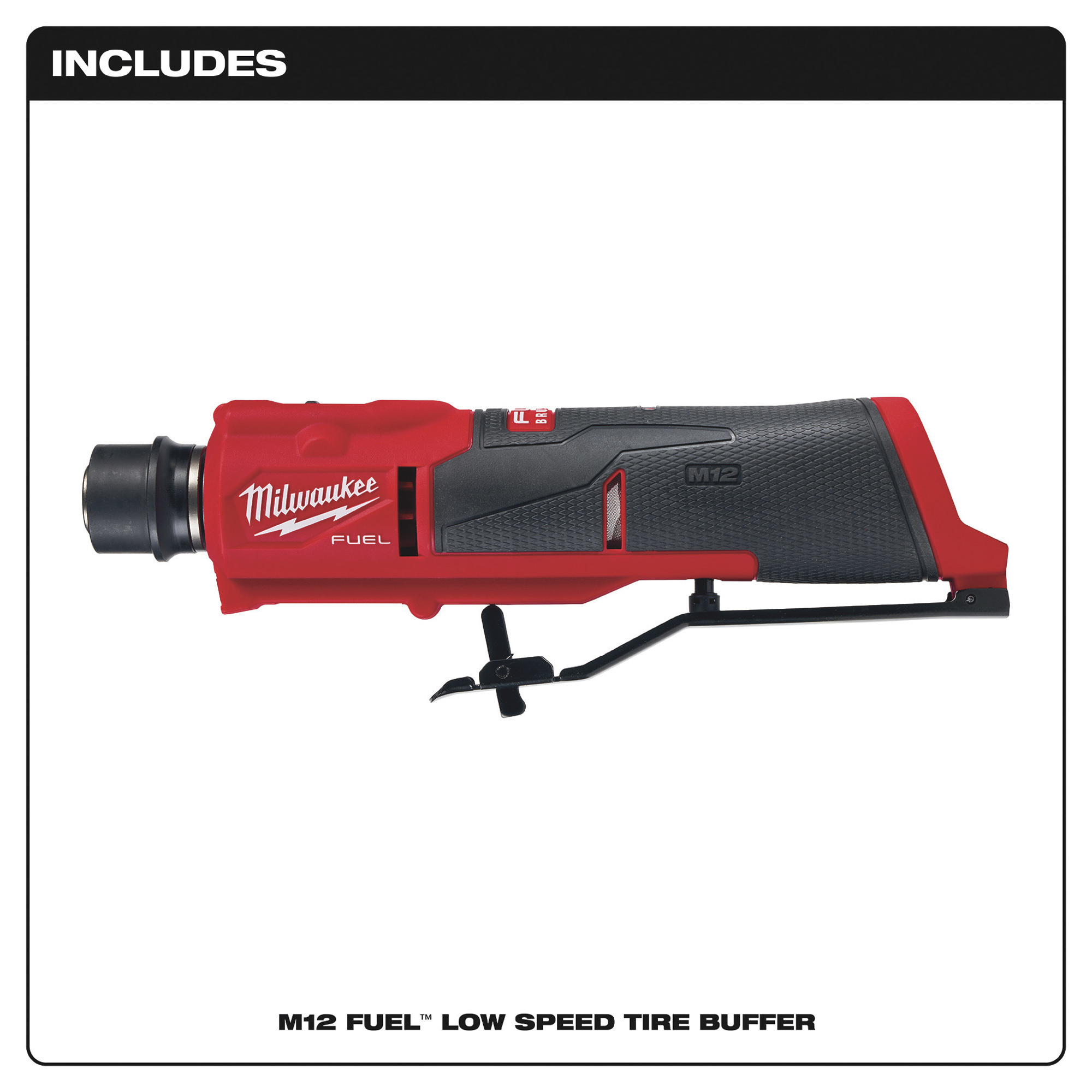 Milwaukee M12 FUEL Cordless LowSpeed Tire Buffer, Tool Only, Model