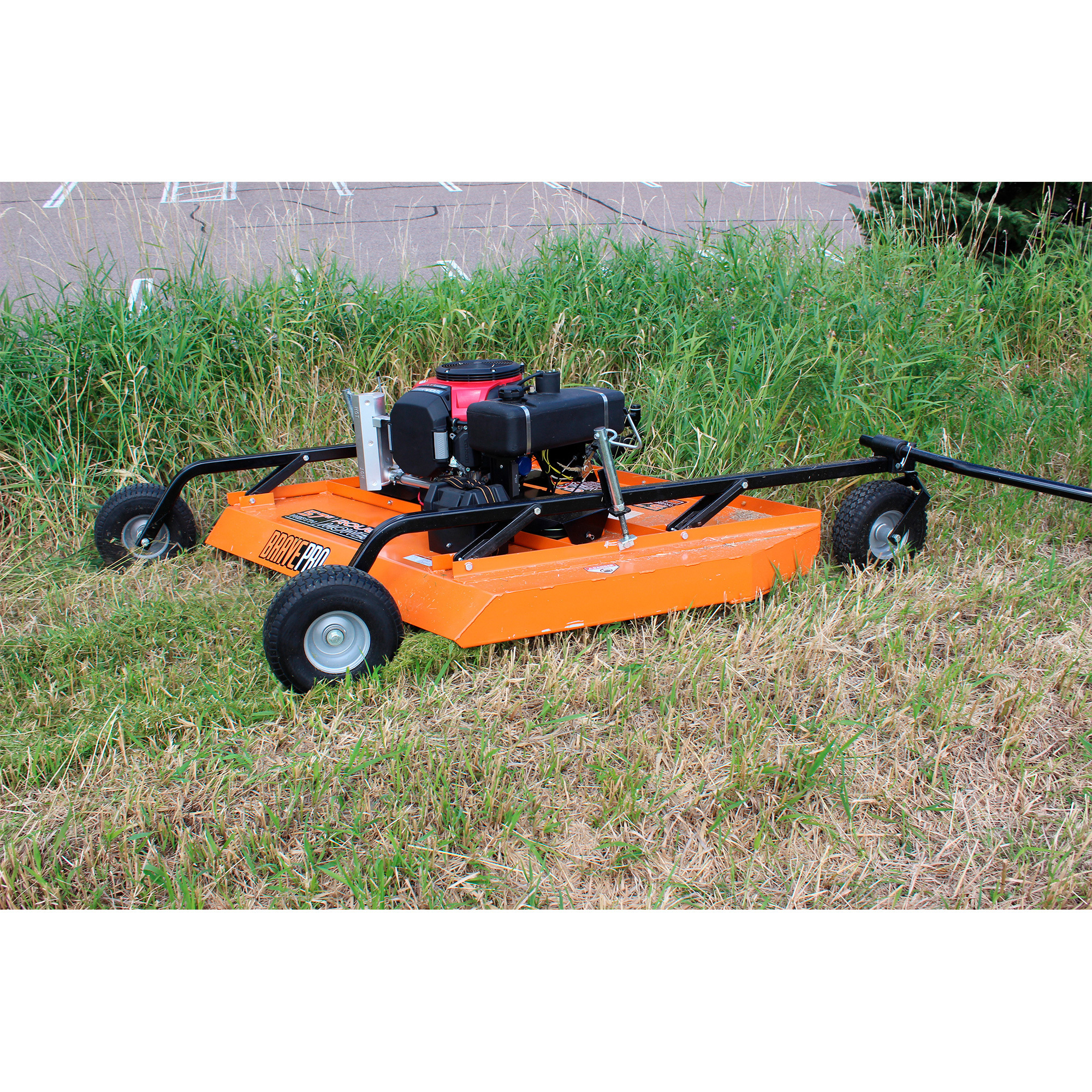 BravePro Rough Cut Pull Behind Mower 57in. Deck 688cc Honda GXV630 V Twin Engine Model BRPRC110HE