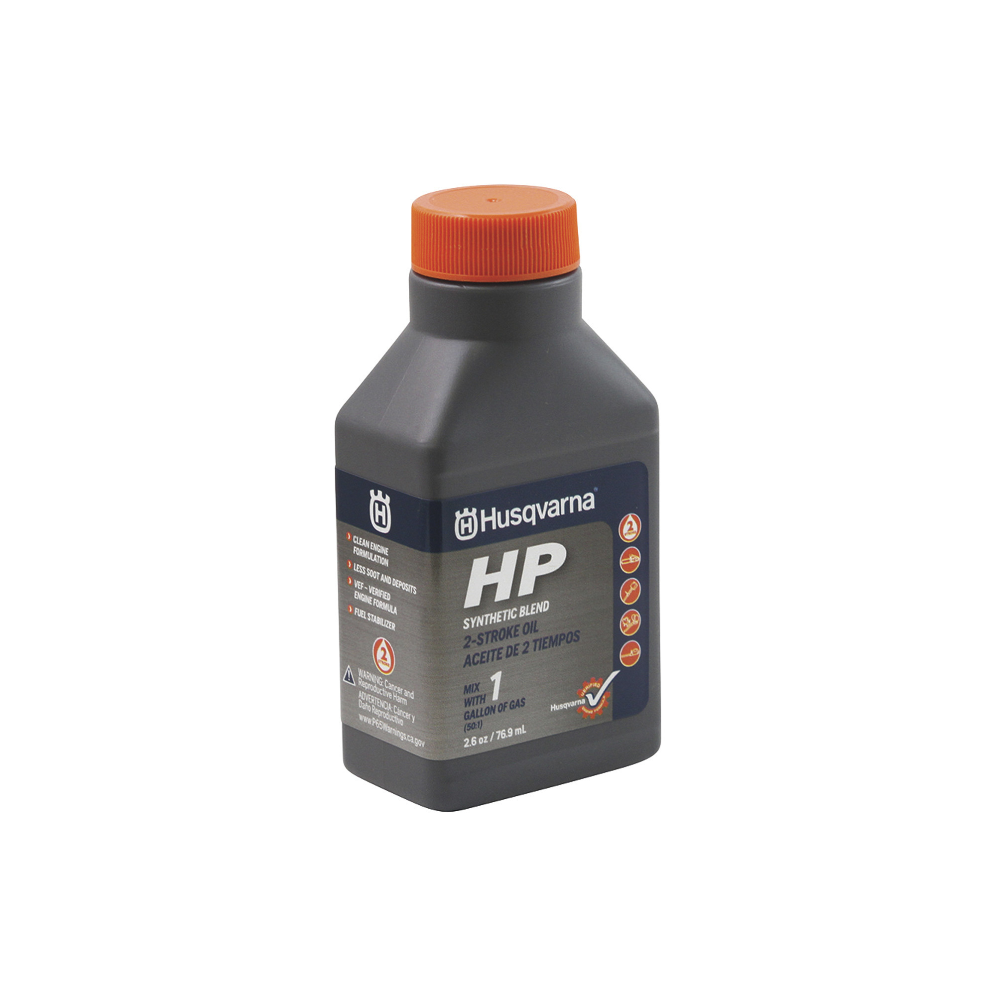 Husqvarna Synthetic 2-Cycle Oil, 2.6 Oz.