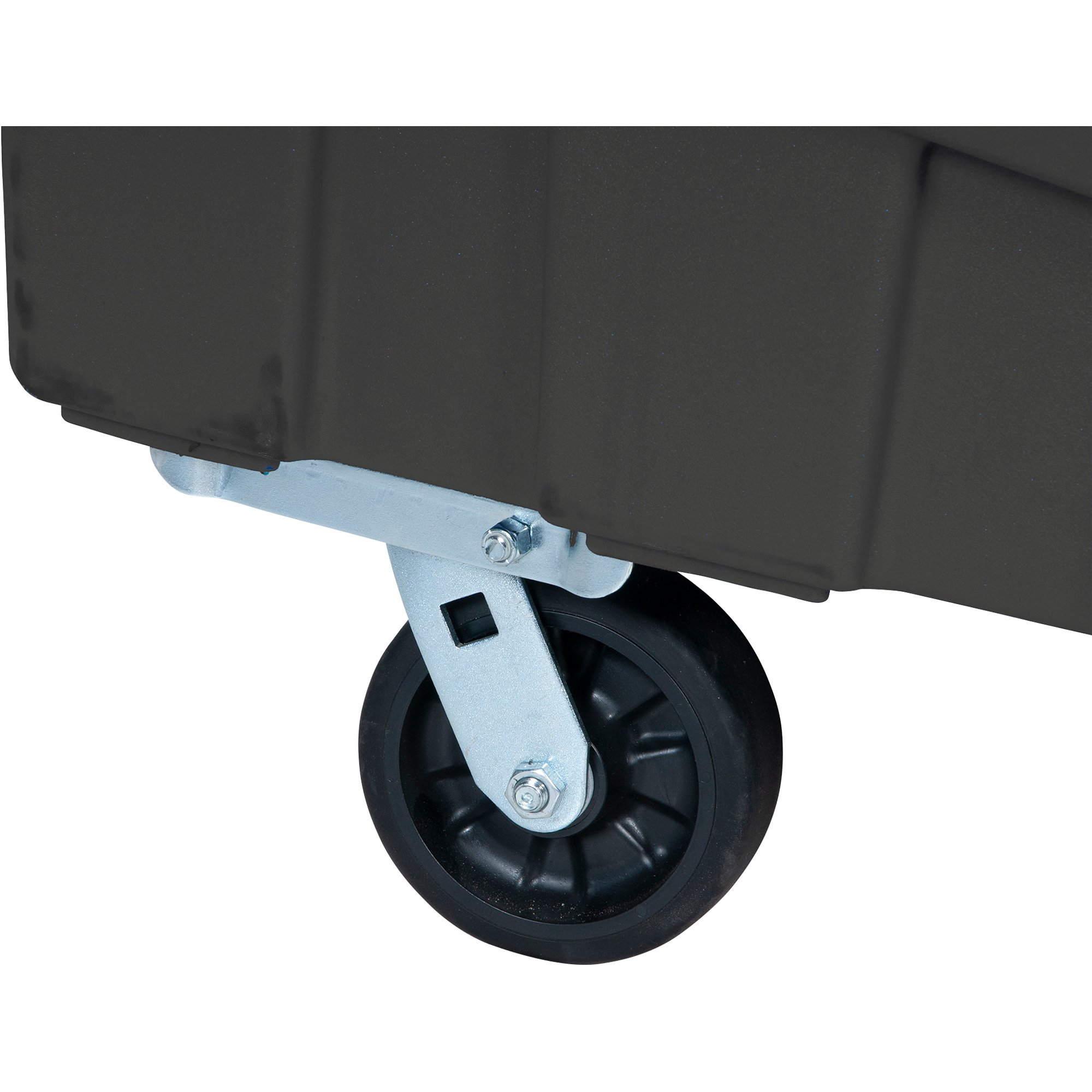 Toter Front Load Container Dumpster — Midnight Gray, 1 Cu. Yd., 750-Lb ...