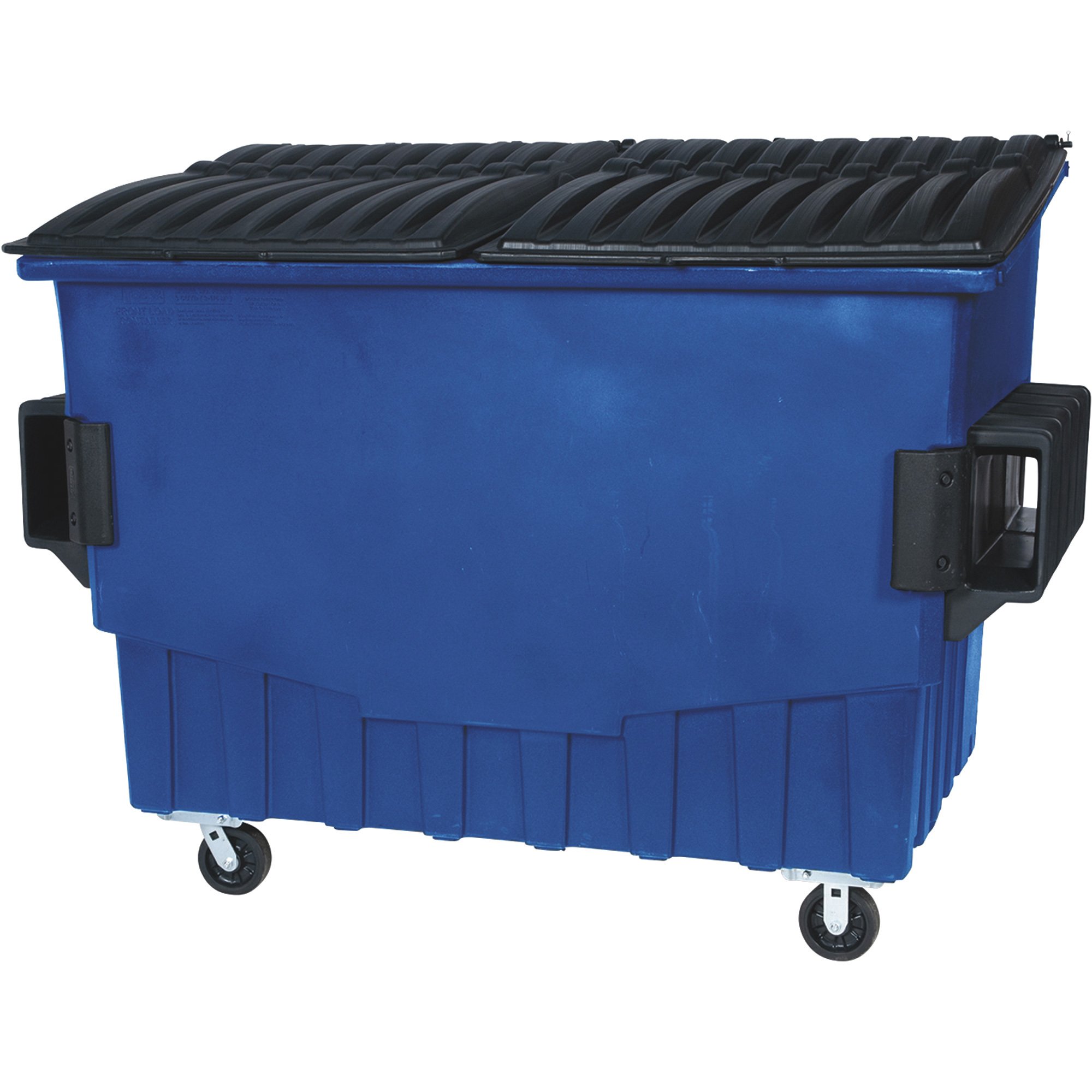 Toter Front Load Container Dumpster — Blue, 3 Cu. Yds., 1500-Lb ...