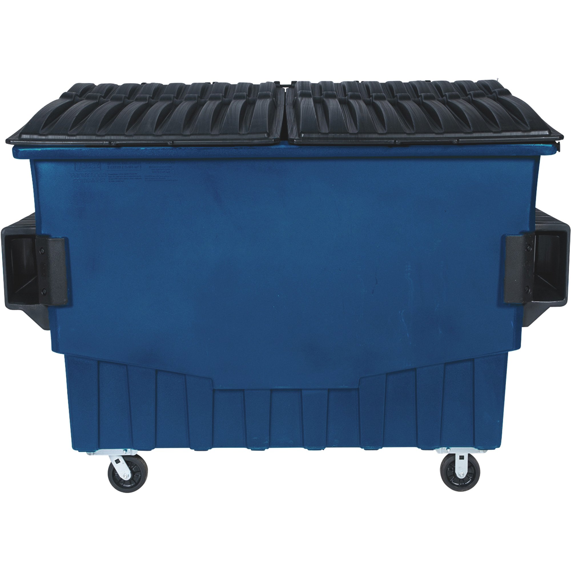 Toter Front Load Container Dumpster — Dark Blue, 3 Cu. Yds., 1500-Lb ...