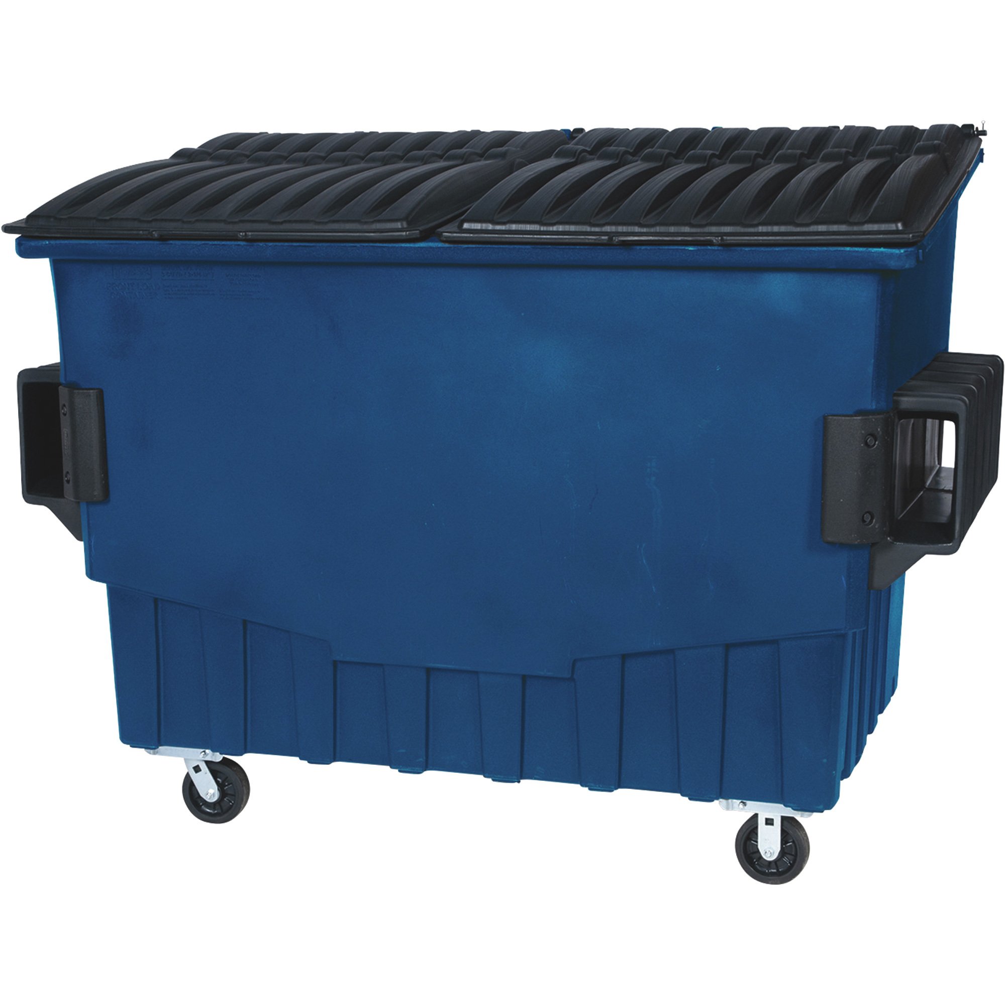 Toter Front Load Container Dumpster — Dark Blue, 3 Cu. Yds., 1500-Lb ...