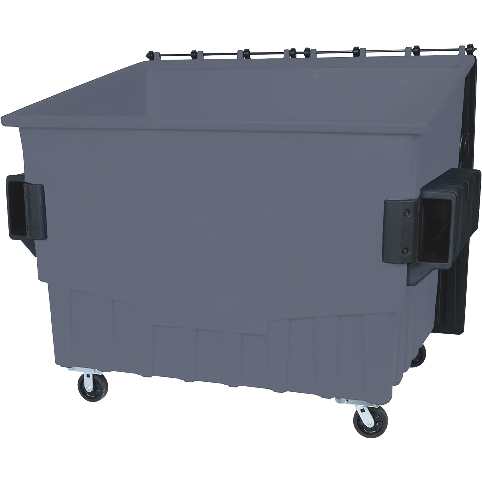 Toter Front Load Container Dumpster — Dark Cool Gray, 4 Cu. Yds., 2000 ...