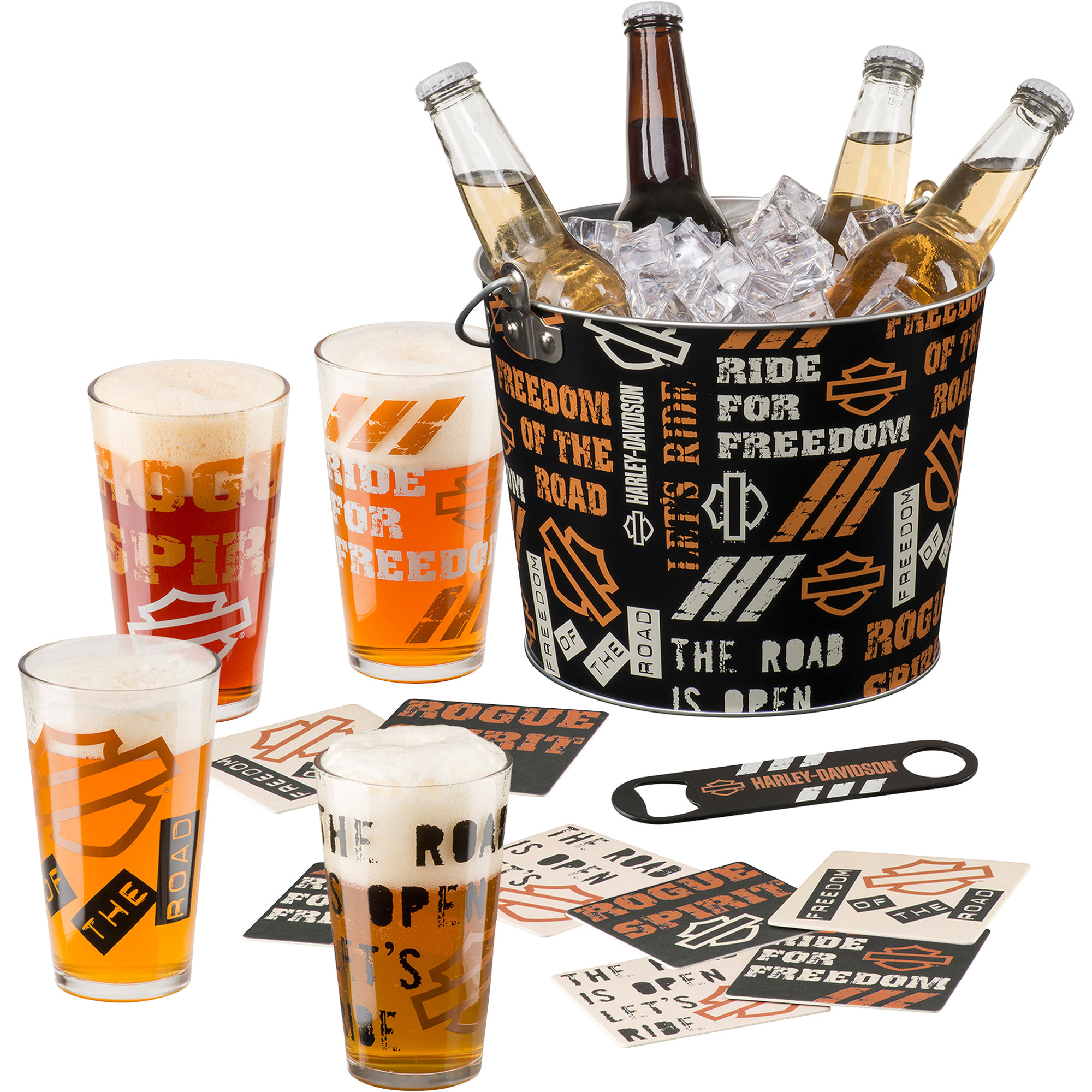 Harley Davidson 1970s Psychedelic Party Bucket Set main image 1