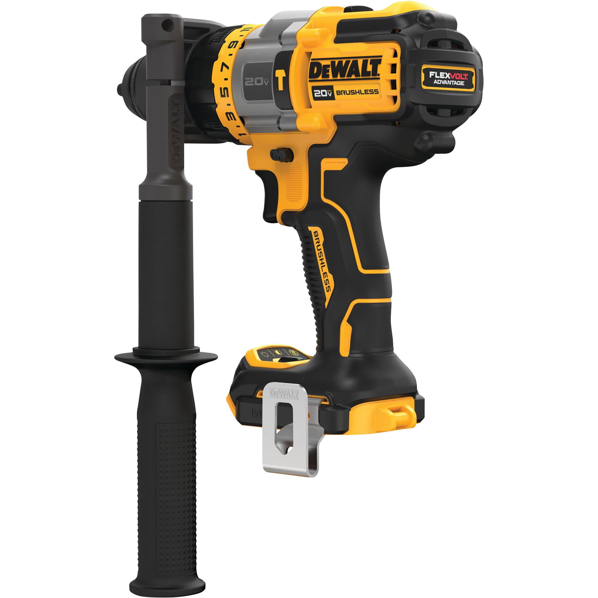 DEWALT 20 Volt MAX Cordless Hammer Drill With FlexVolt Advantage