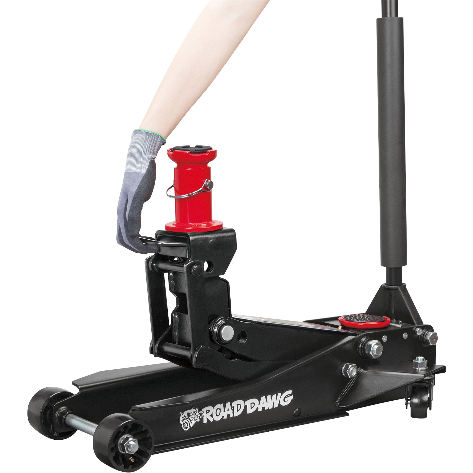 Road Dawg Super-Duty Folding Floor Jack, 2- and 3-Ton Capacity, Model ...