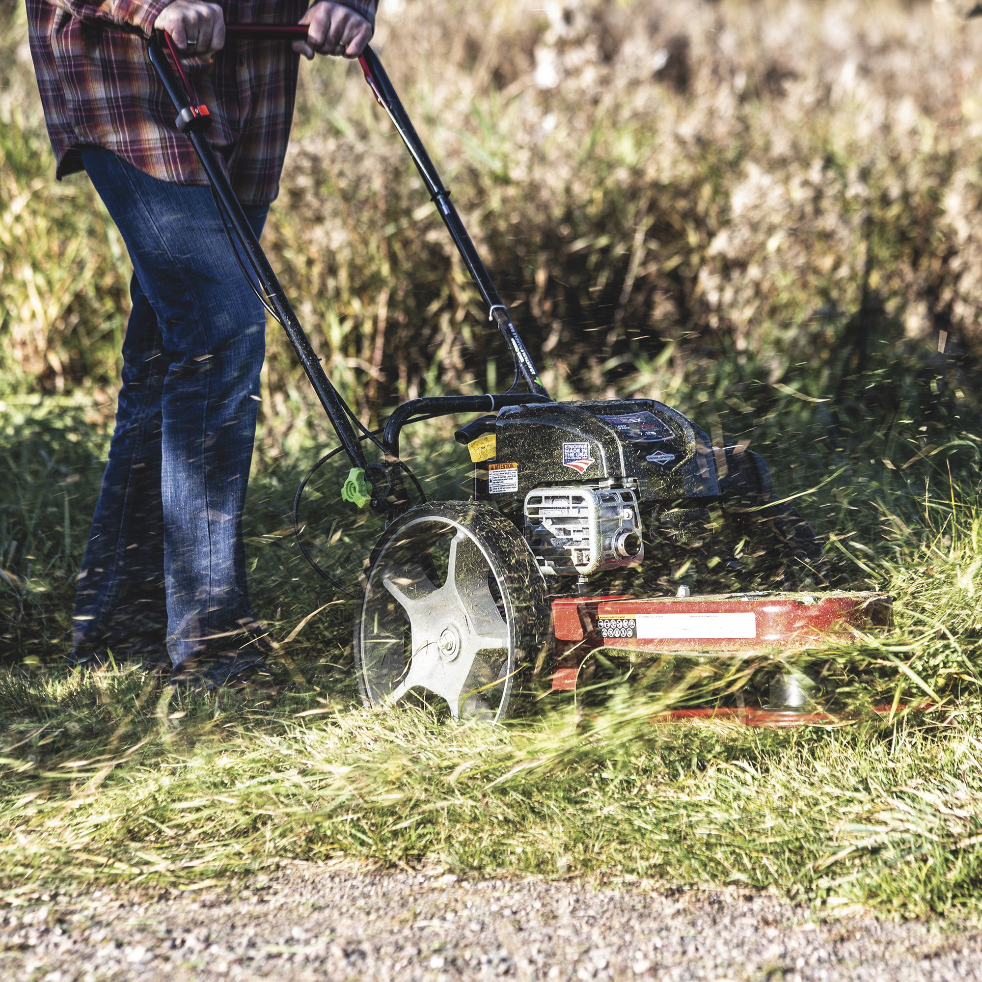 Earthquake WalkBehind String Mower — 163cc, 22in. Cutting Width