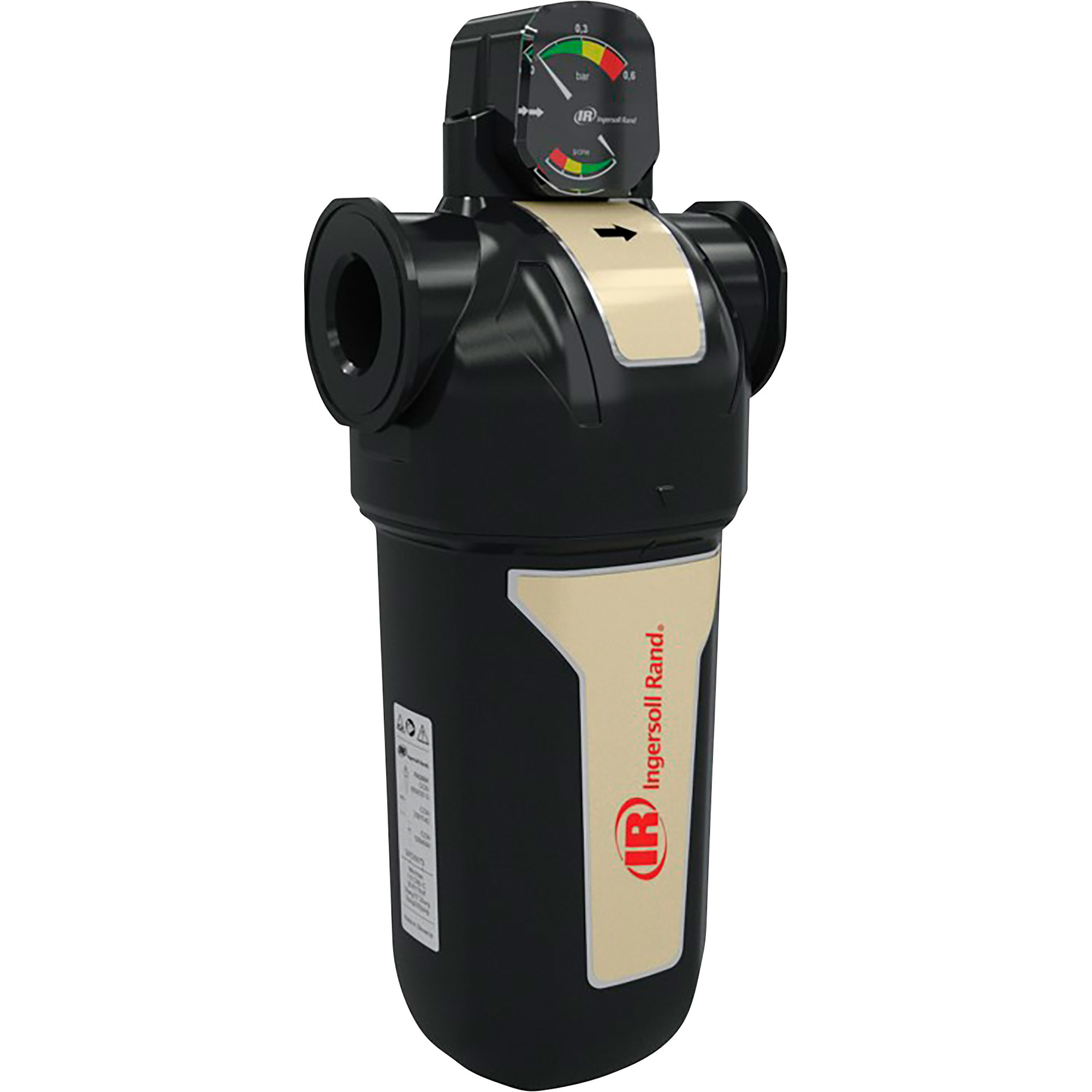 Ingersoll Rand F-Series High-Efficiency 0.1 Micron Filter, 3/4in., 45 CFM, Model# FA75IH