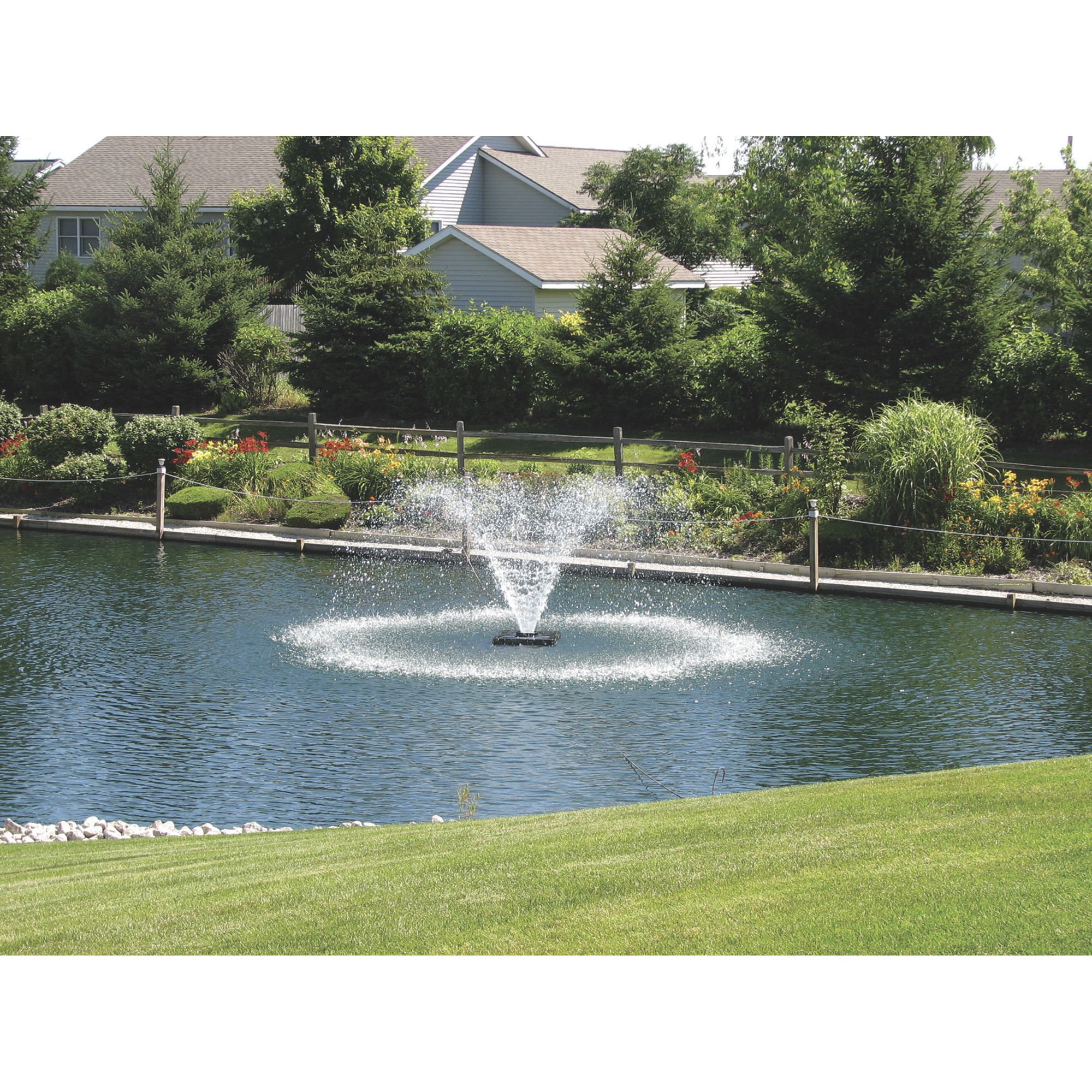 Scott Display Pond Aerator, 1 HP, 230V, 70-Ft. Power Cord, Model# DA-20