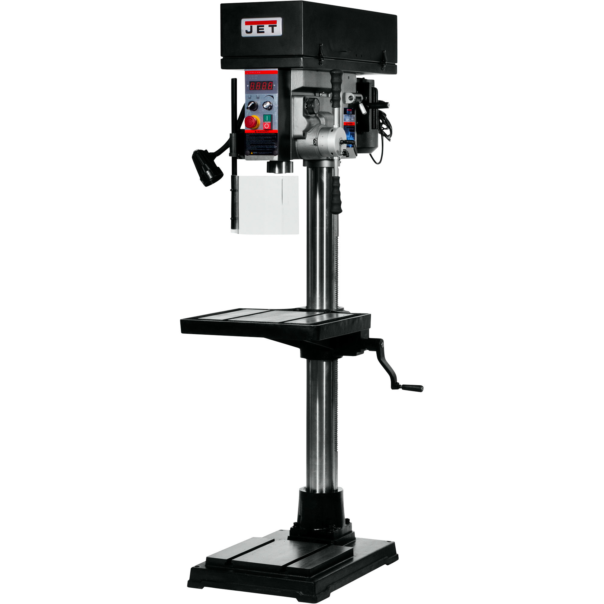 JET Floor Drill Press with Power Downfeed, Electronic Variable Speed, 20in., 2 HP, 115V, Model# JDPE-20EVS-PDF