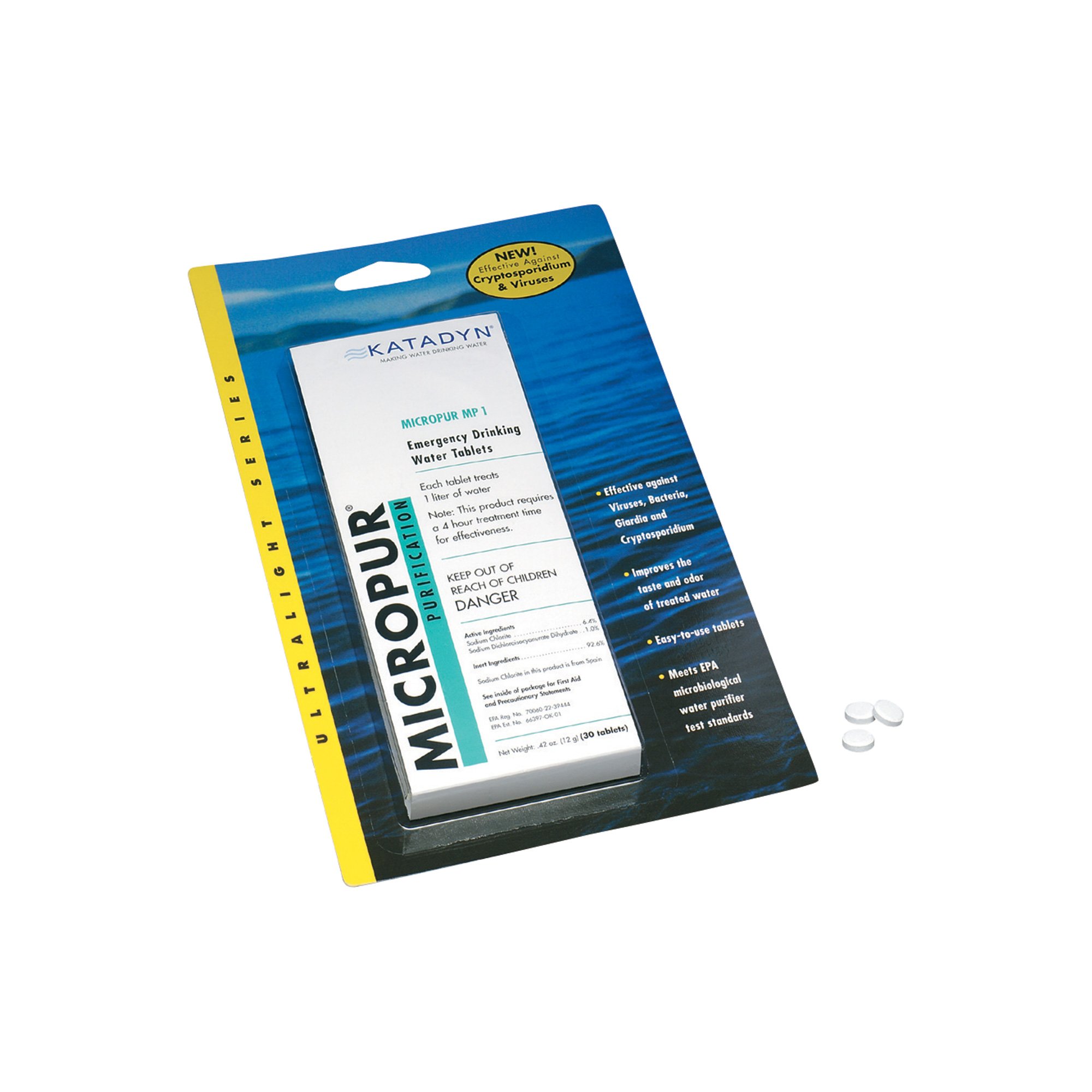 Katadyn MP1 Purification Tablets, Model# 8013692