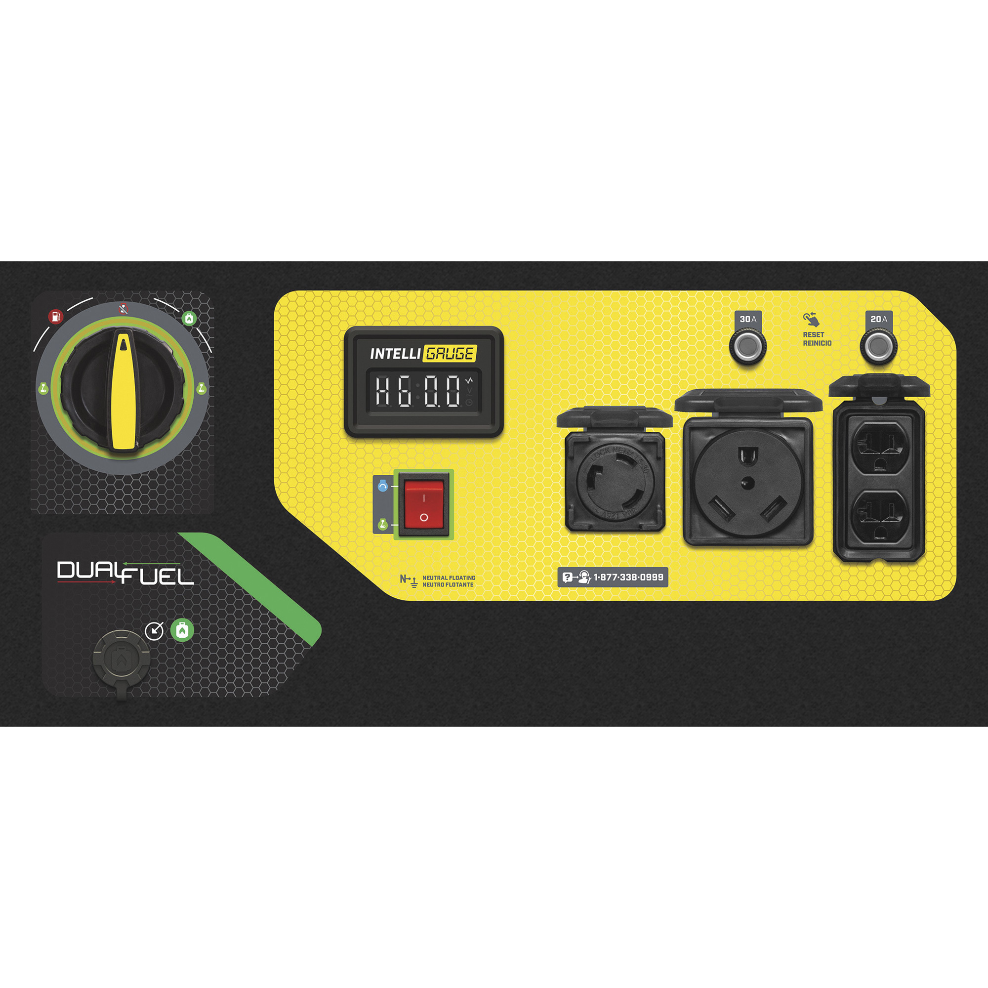 Champion Power Equipment Dual Fuel Generator, 4375 Surge Watts, 3500