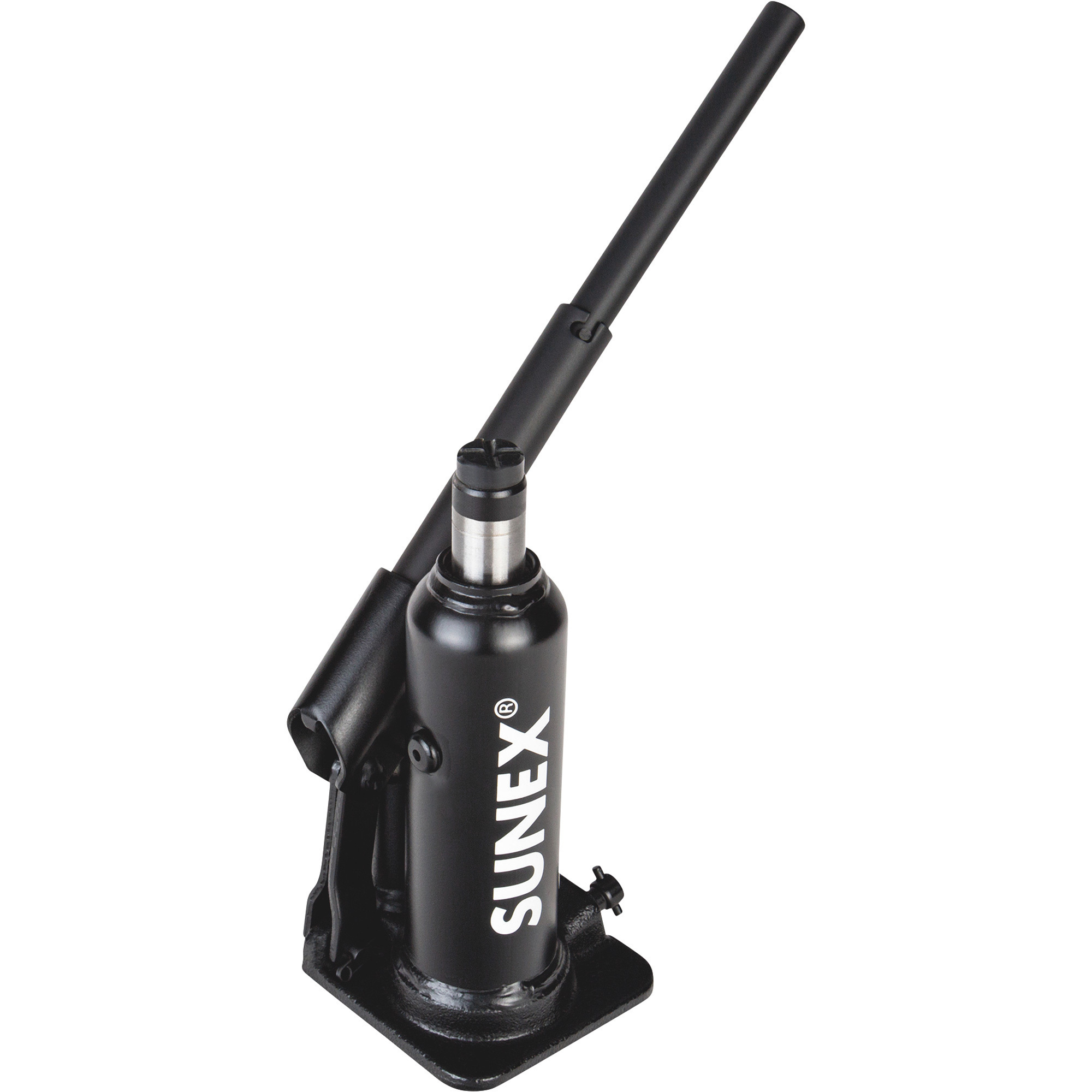 Sunex Tools Bottle Jack — 2-Ton Capacity, Fully Welded Base, Chrome Ram, Model# 4402