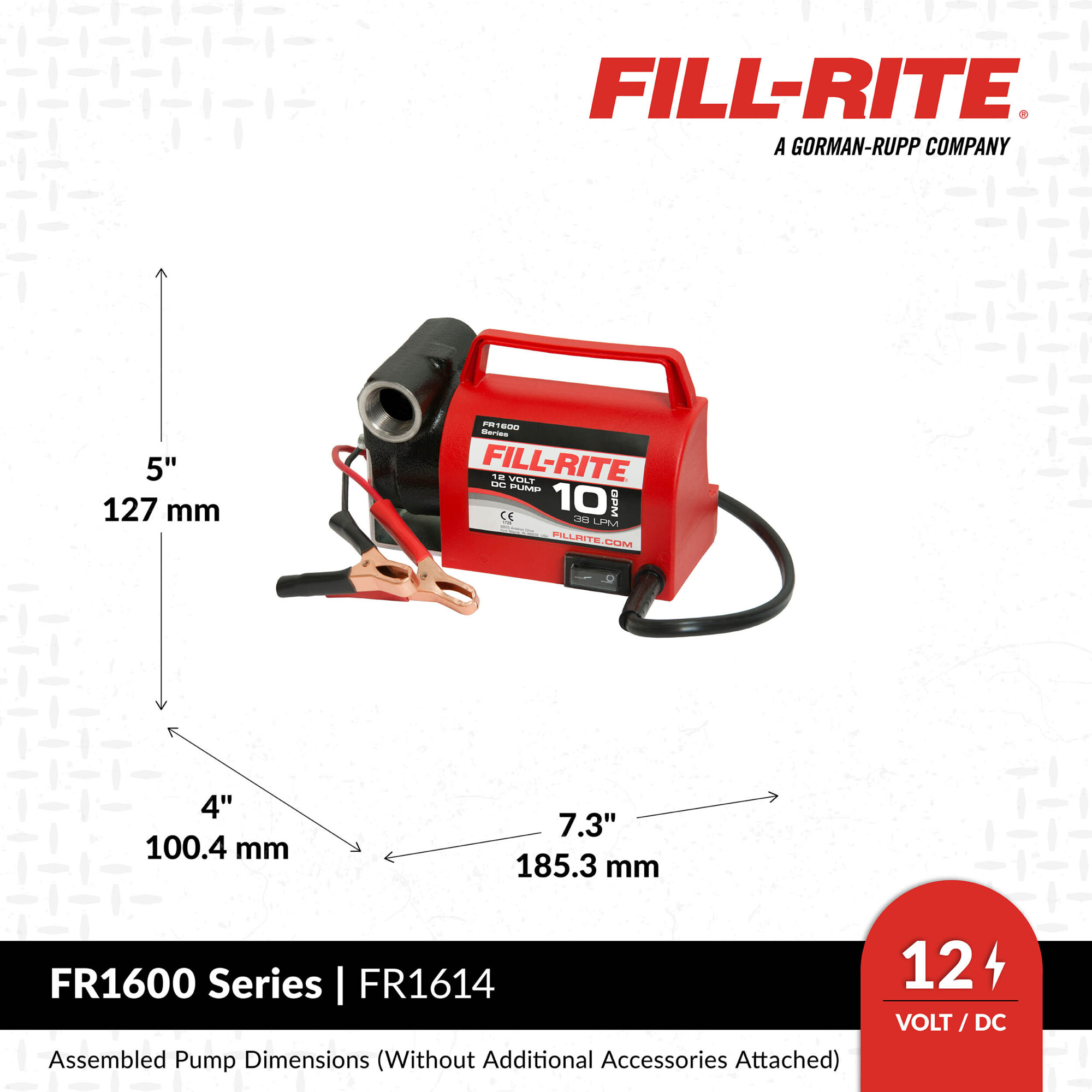 Fill-Rite Diesel Fuel Transfer Pump with 8-Ft. Suction and Discharge ...