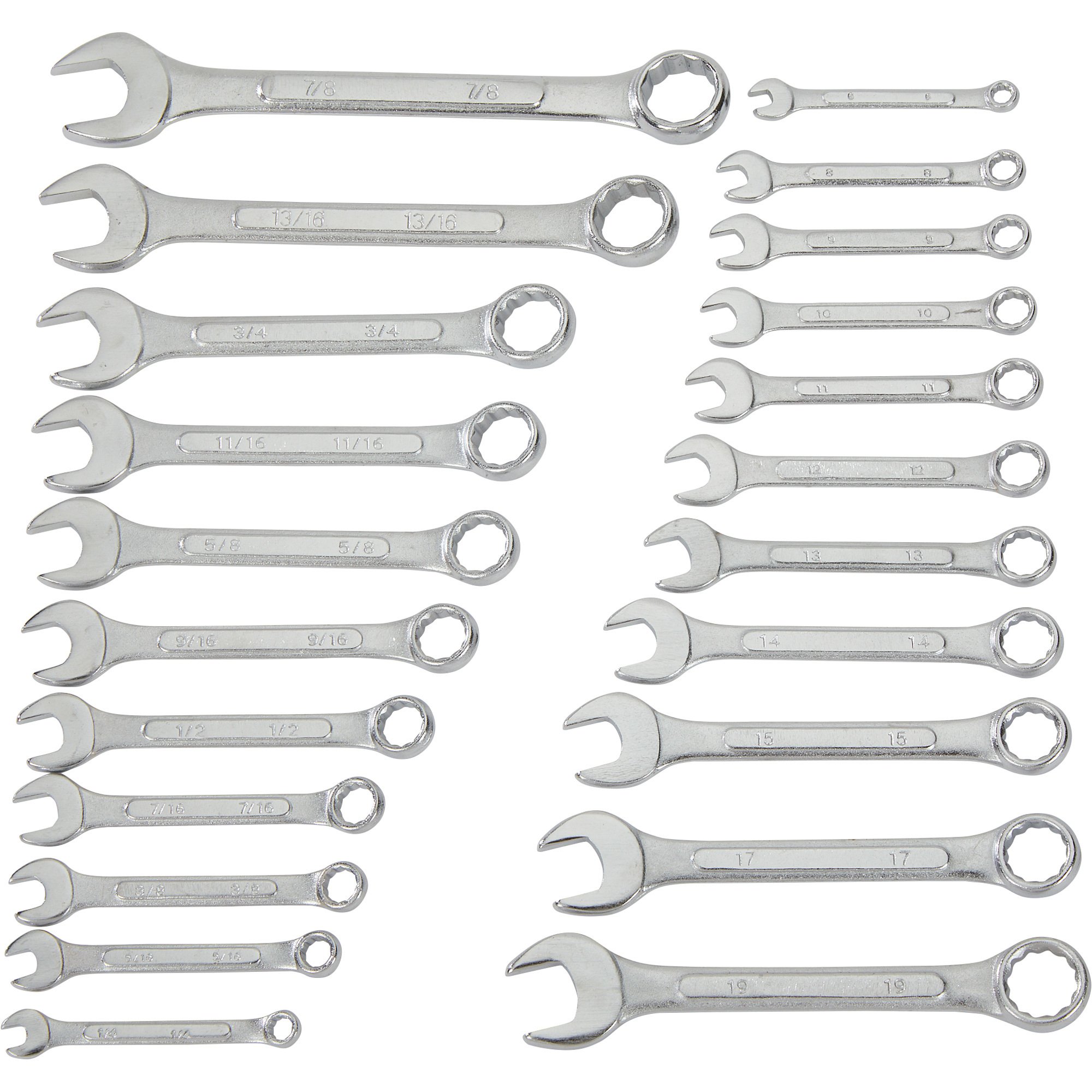 Duramax Combination Wrench Set — 22-Pc., SAE and Metric